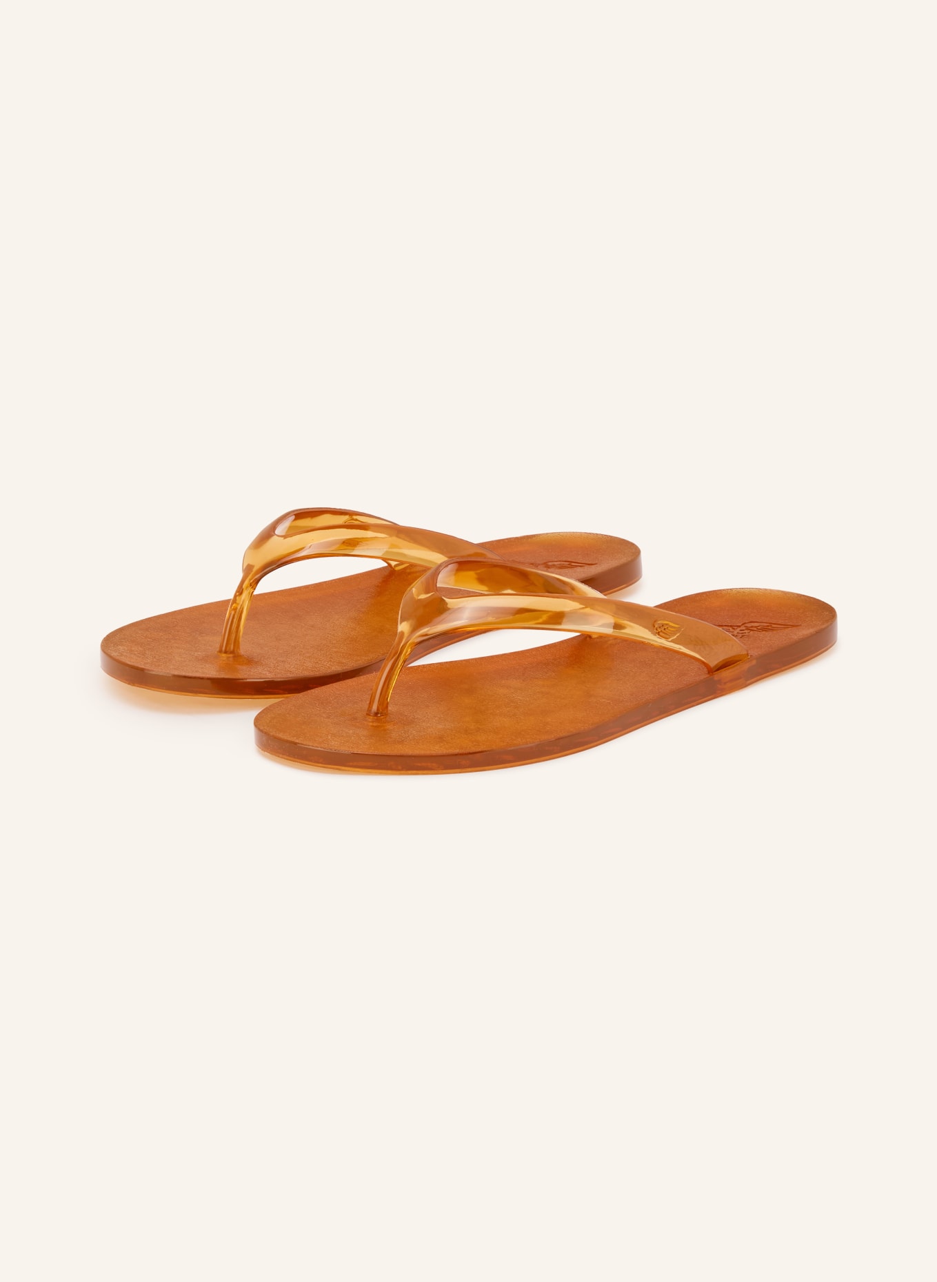 ANCIENT GREEK SANDALS Zehentrenner JELLY: HELLBRAUN
