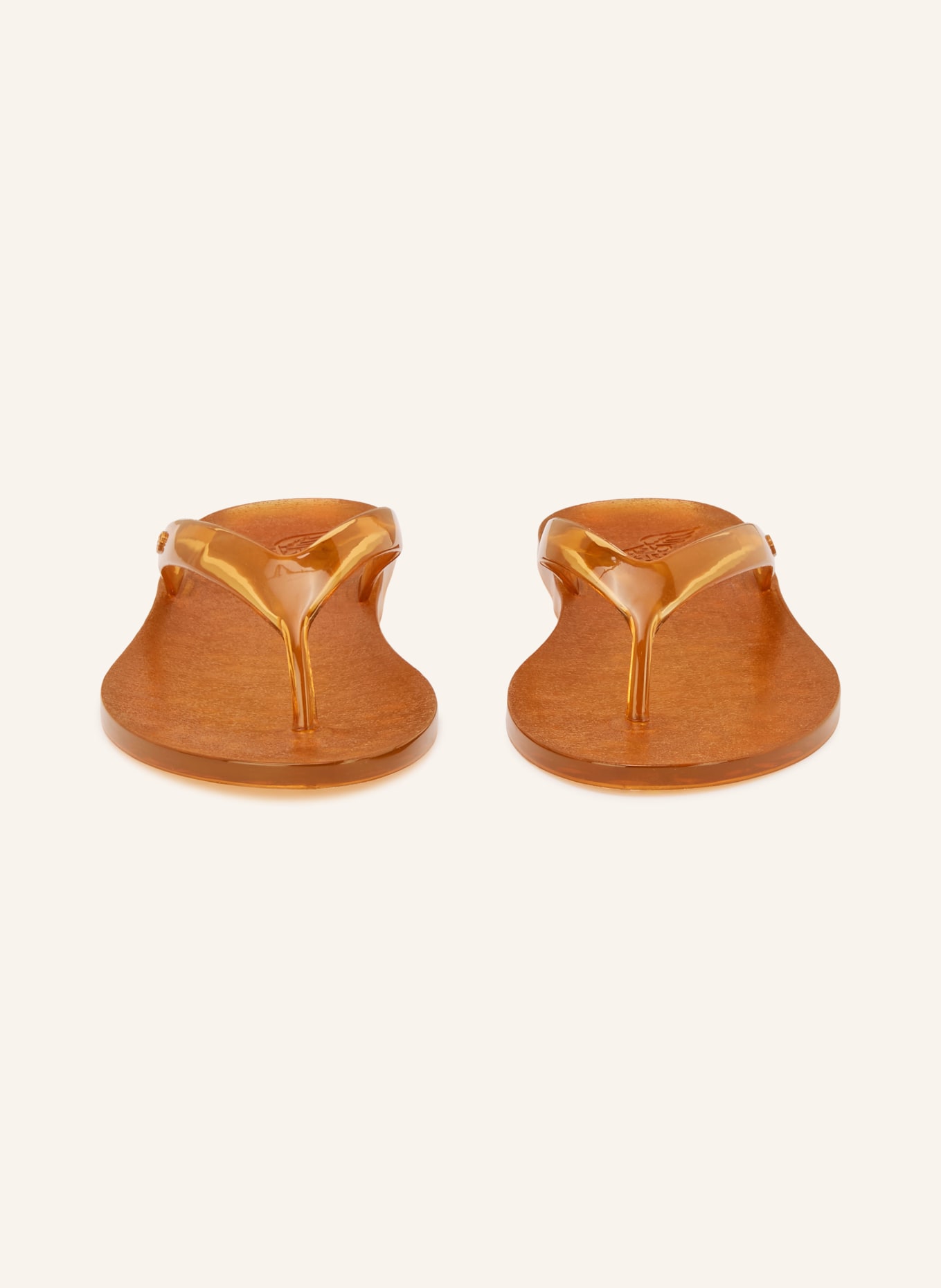 ANCIENT GREEK SANDALS Zehentrenner JELLY: HELLBRAUN