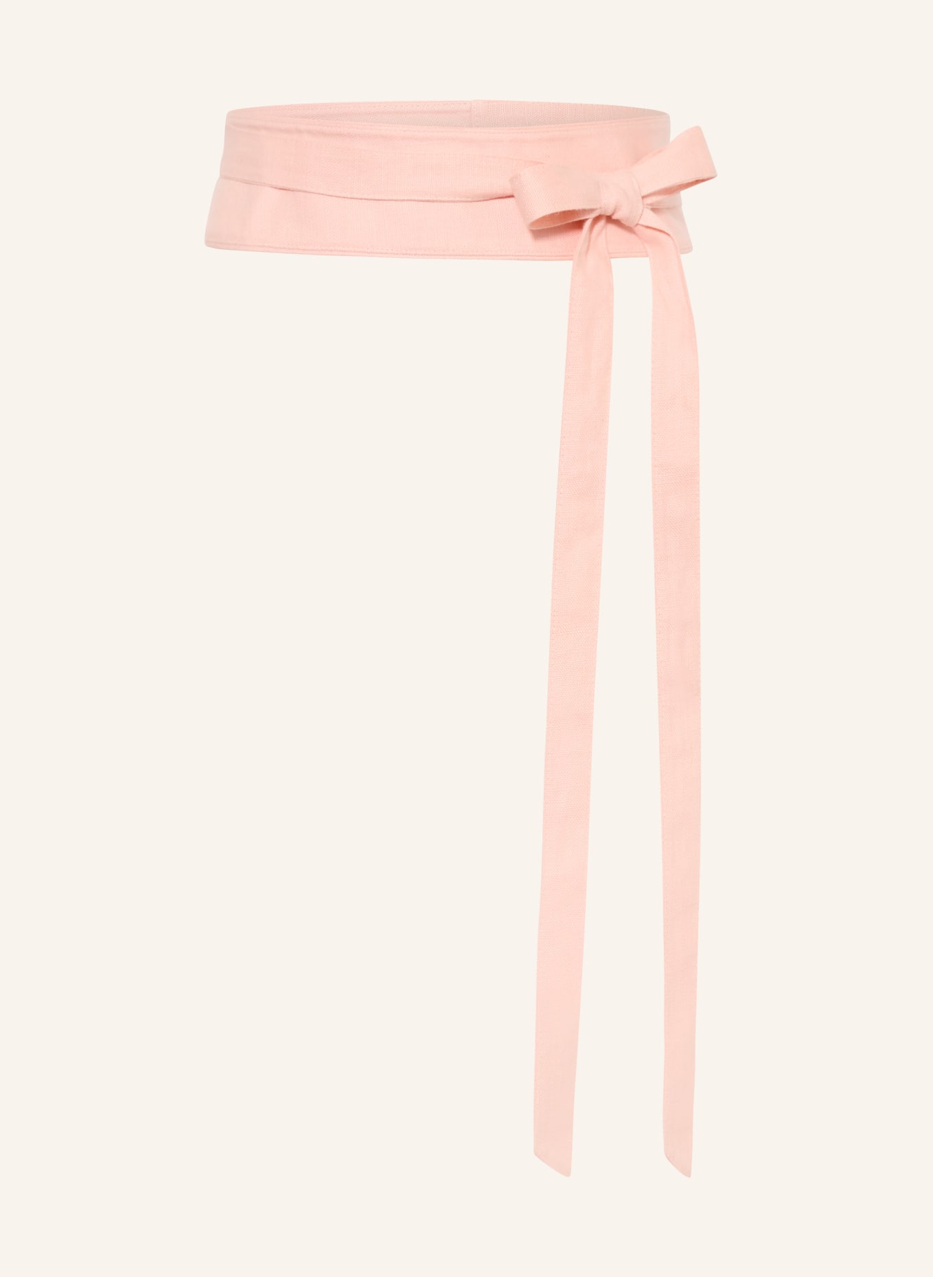 WALDORFF Bindegürtel aus Leinen: HELLROT