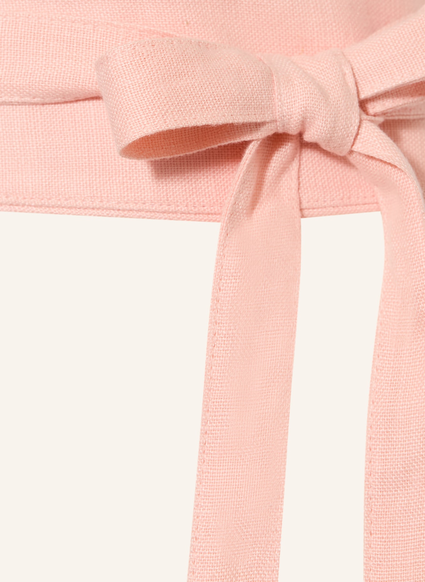 WALDORFF Bindegürtel aus Leinen: HELLROT