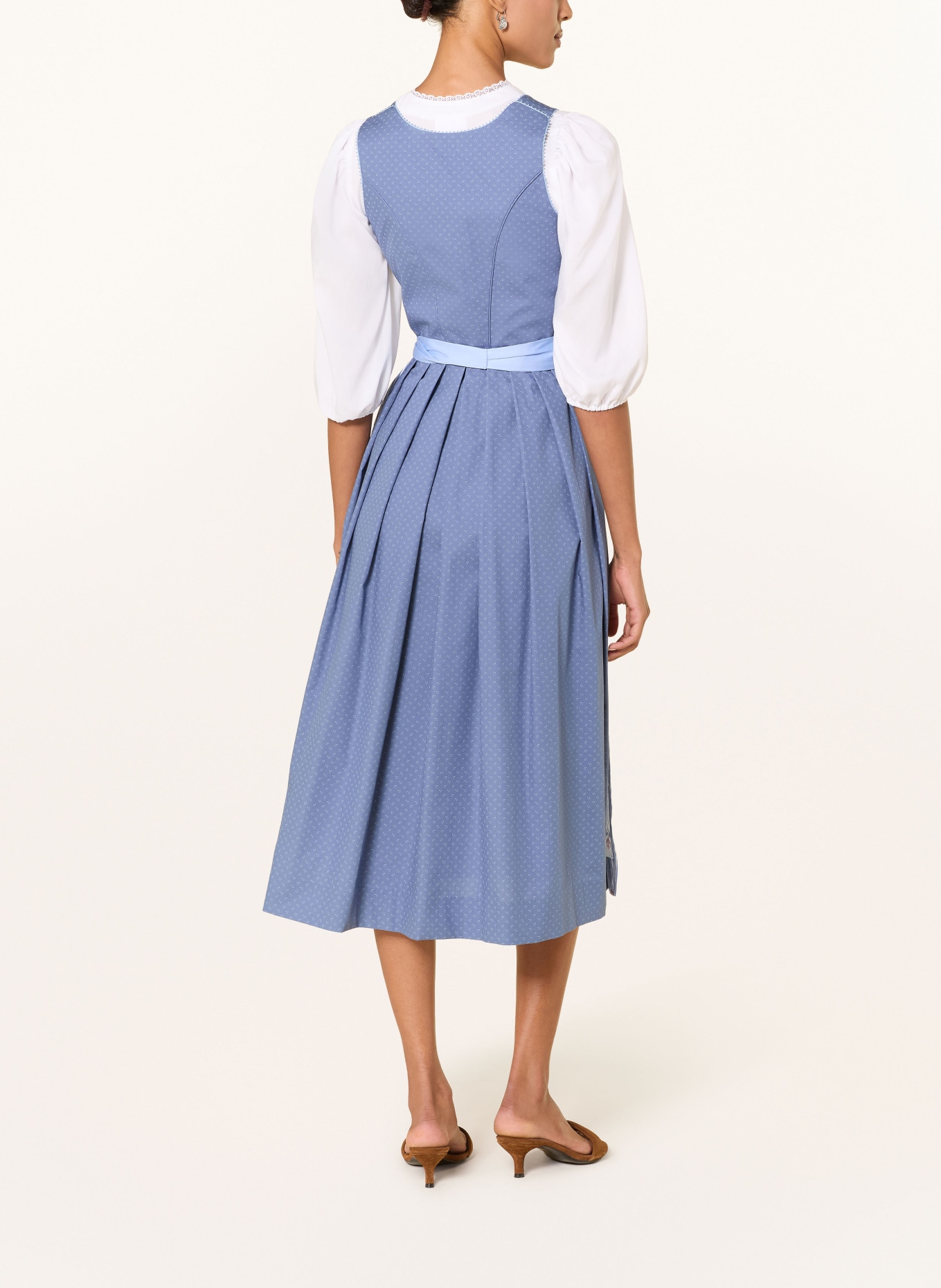 WALDORFF Dirndl CALI: BLAU / HELLBLAU / WEISS