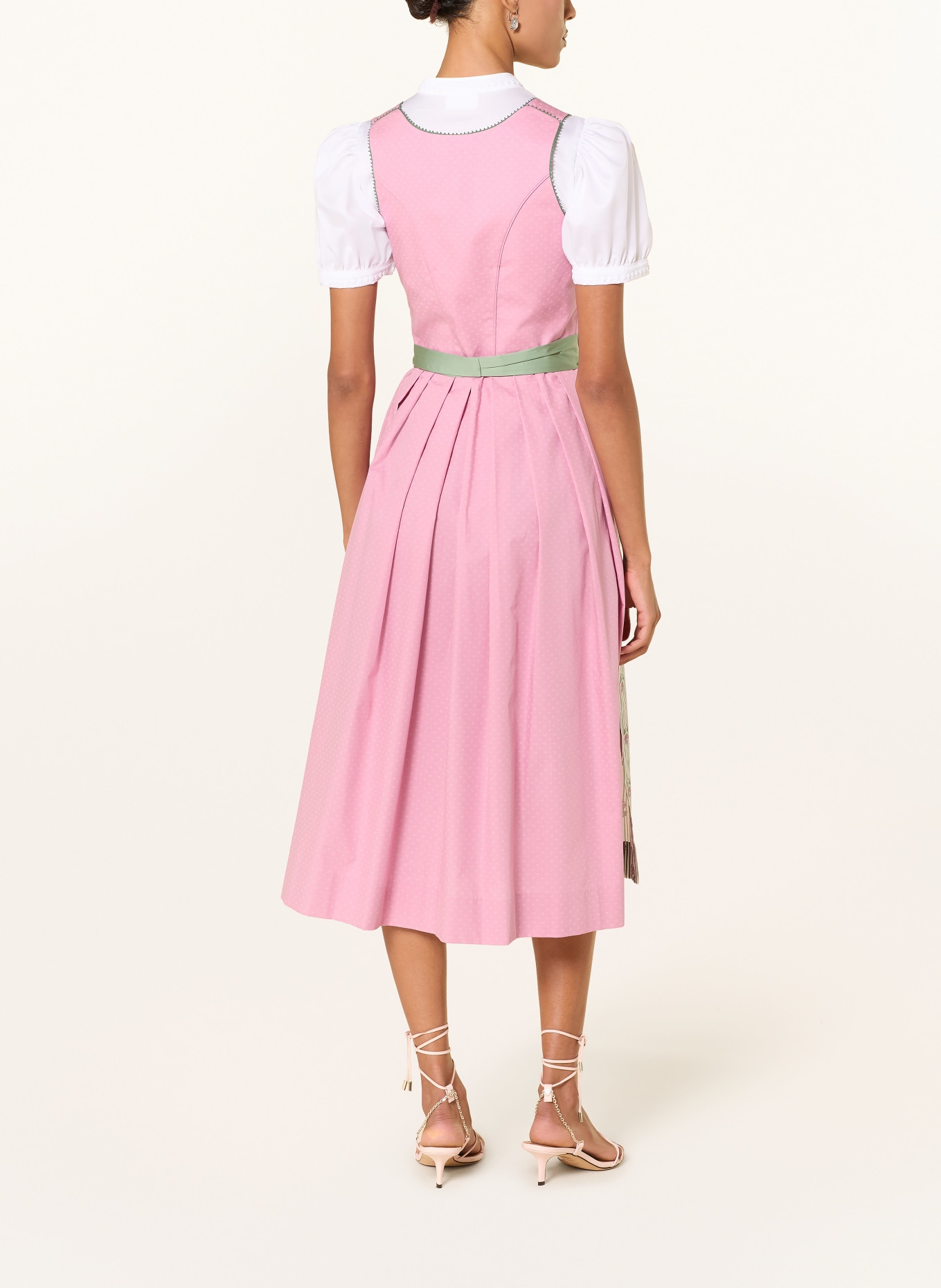 WALDORFF Dirndl CALI: ROSA / GRÜN / WEISS