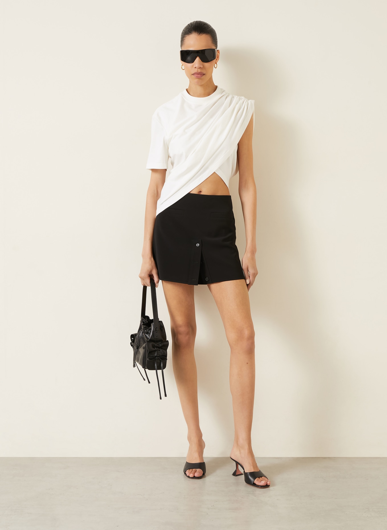 Courrèges T-shirt: BLANC