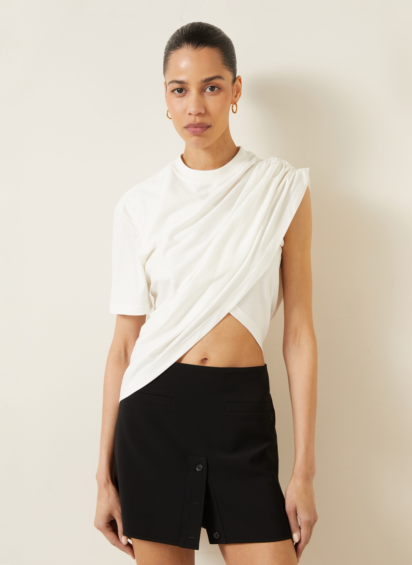 Courrèges T-shirt: BLANC