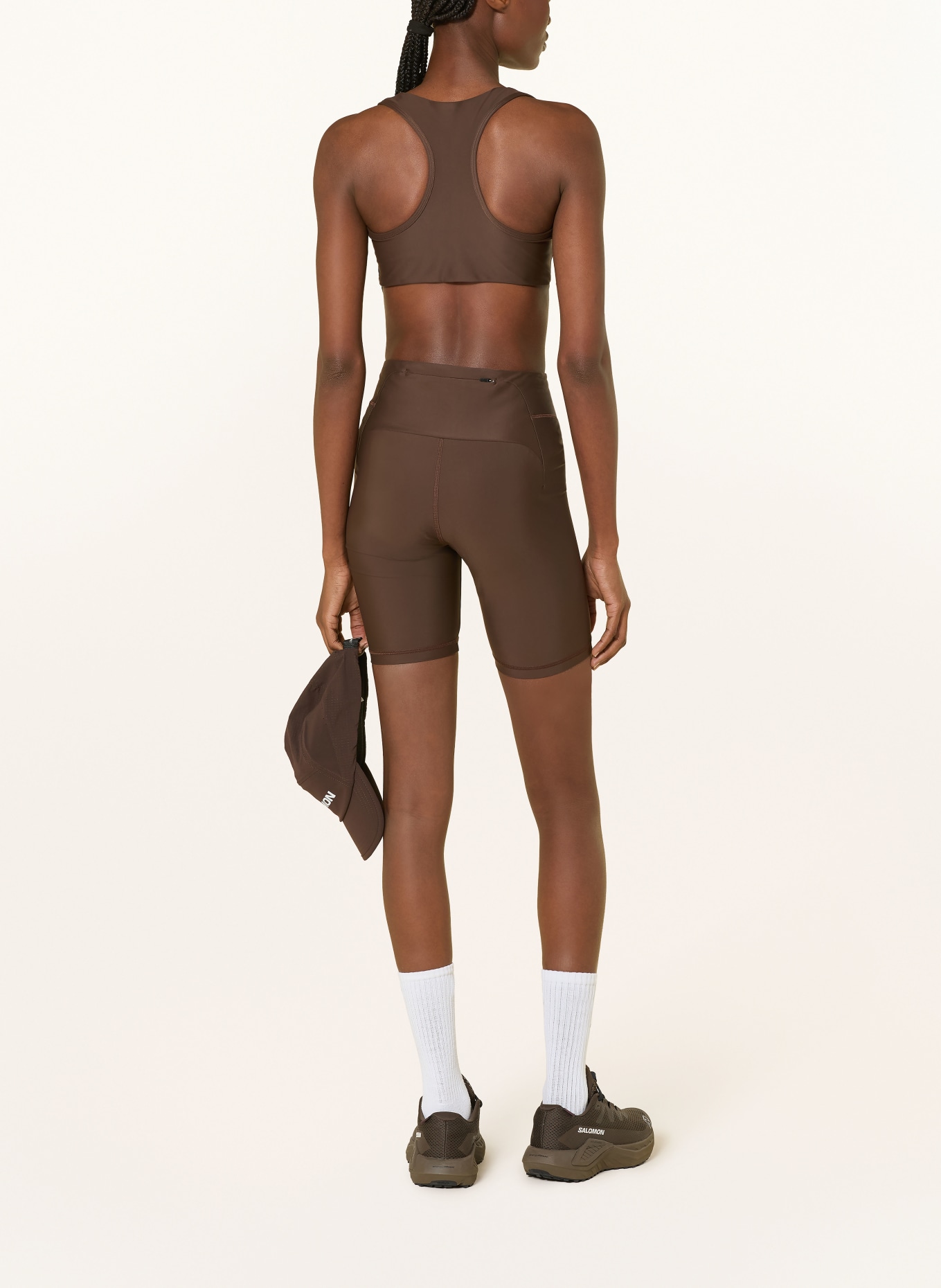 District Vision Lauf-Tights POCKETED: BRAUN