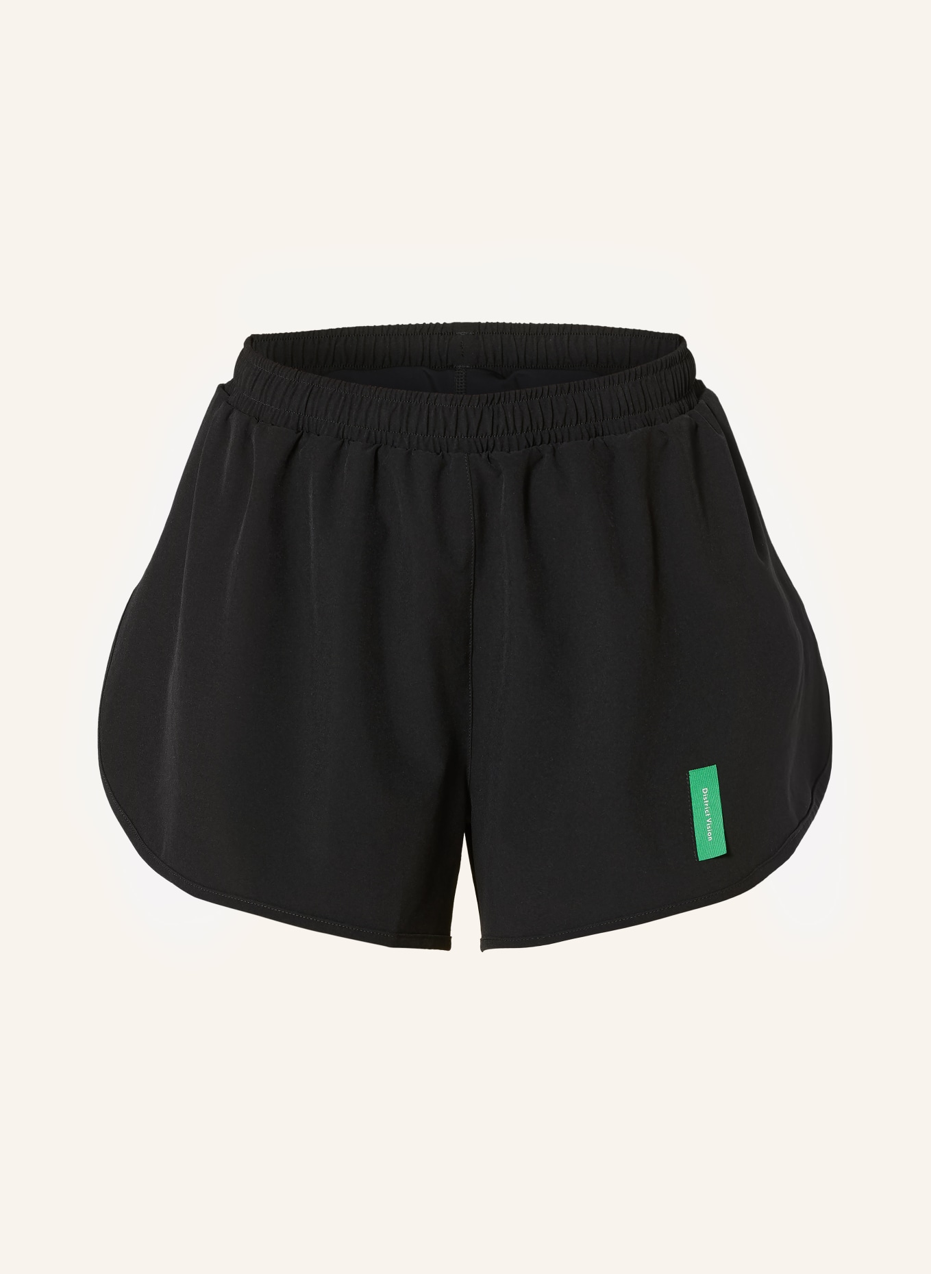 District Vision 2-in-1 TRAIL Running Shorts: BLACK