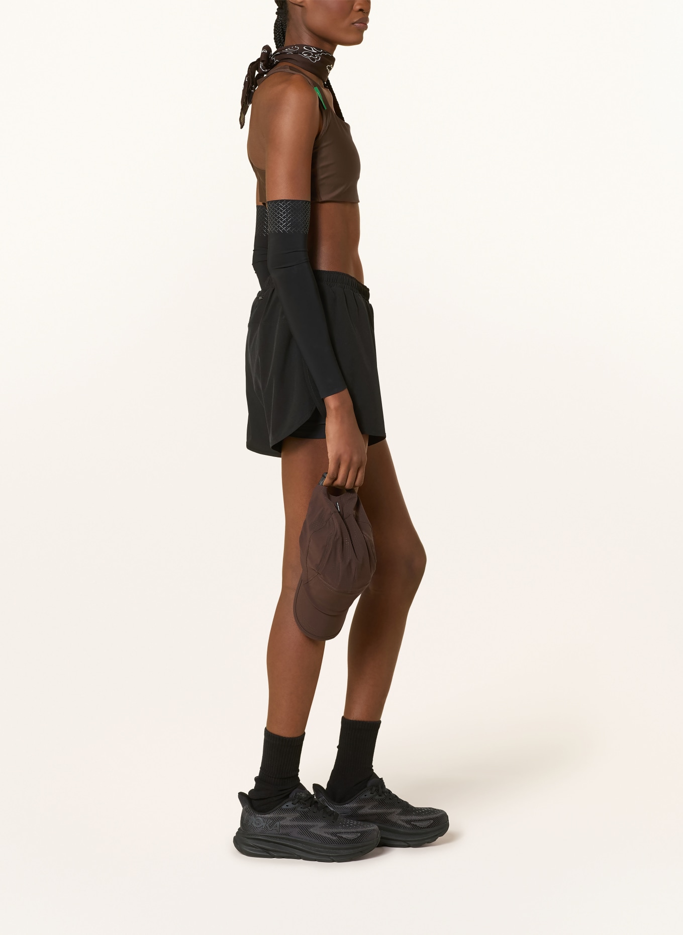 District Vision 2-in-1 TRAIL Running Shorts: BLACK