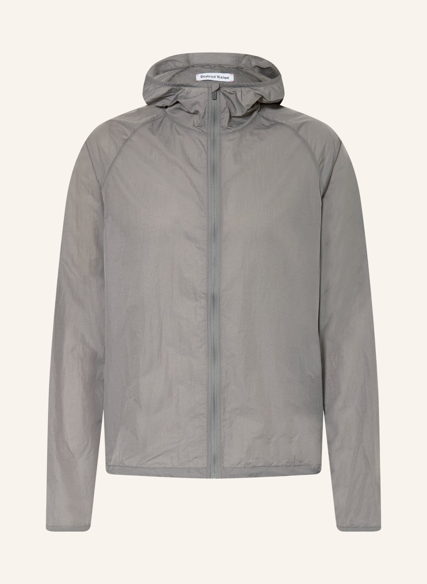 District Vision Laufjacke: GRAU