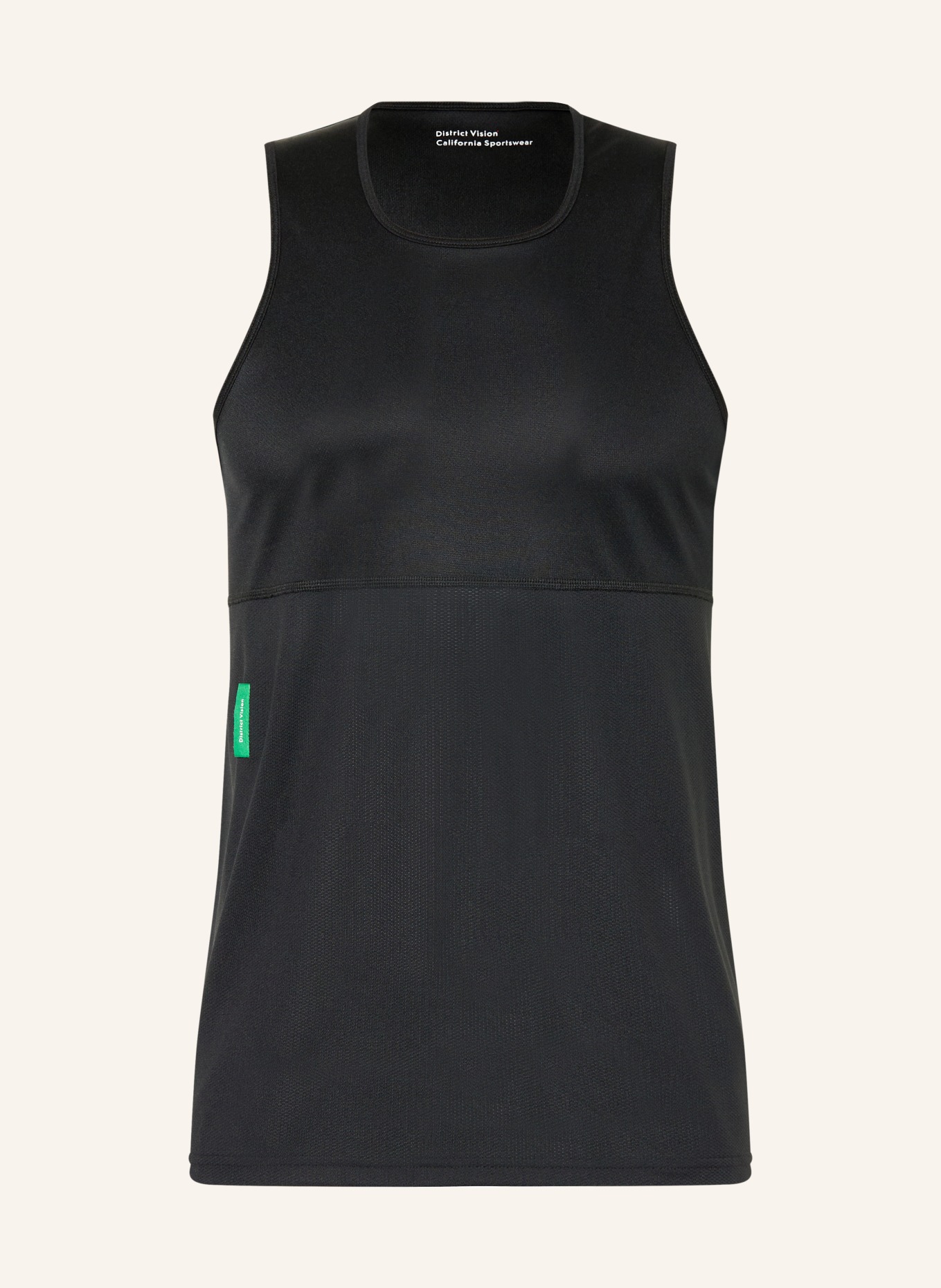 District Vision Lauftop: SCHWARZ / GRÜN