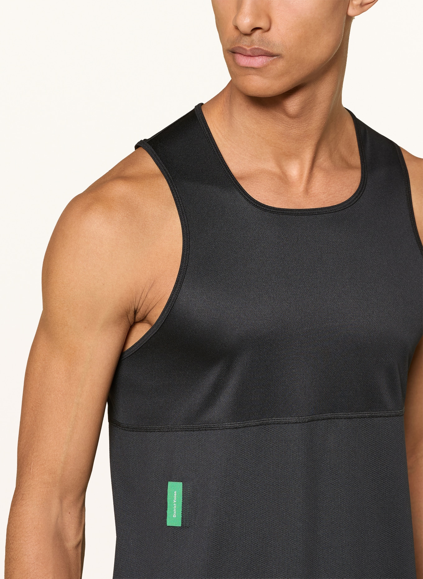 District Vision Lauftop: SCHWARZ / GRÜN