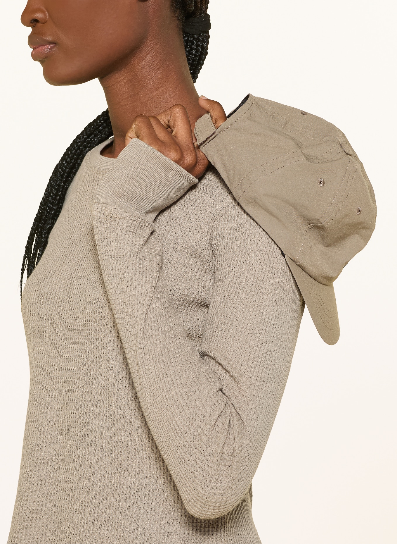 District Vision Longsleeve: KHAKI