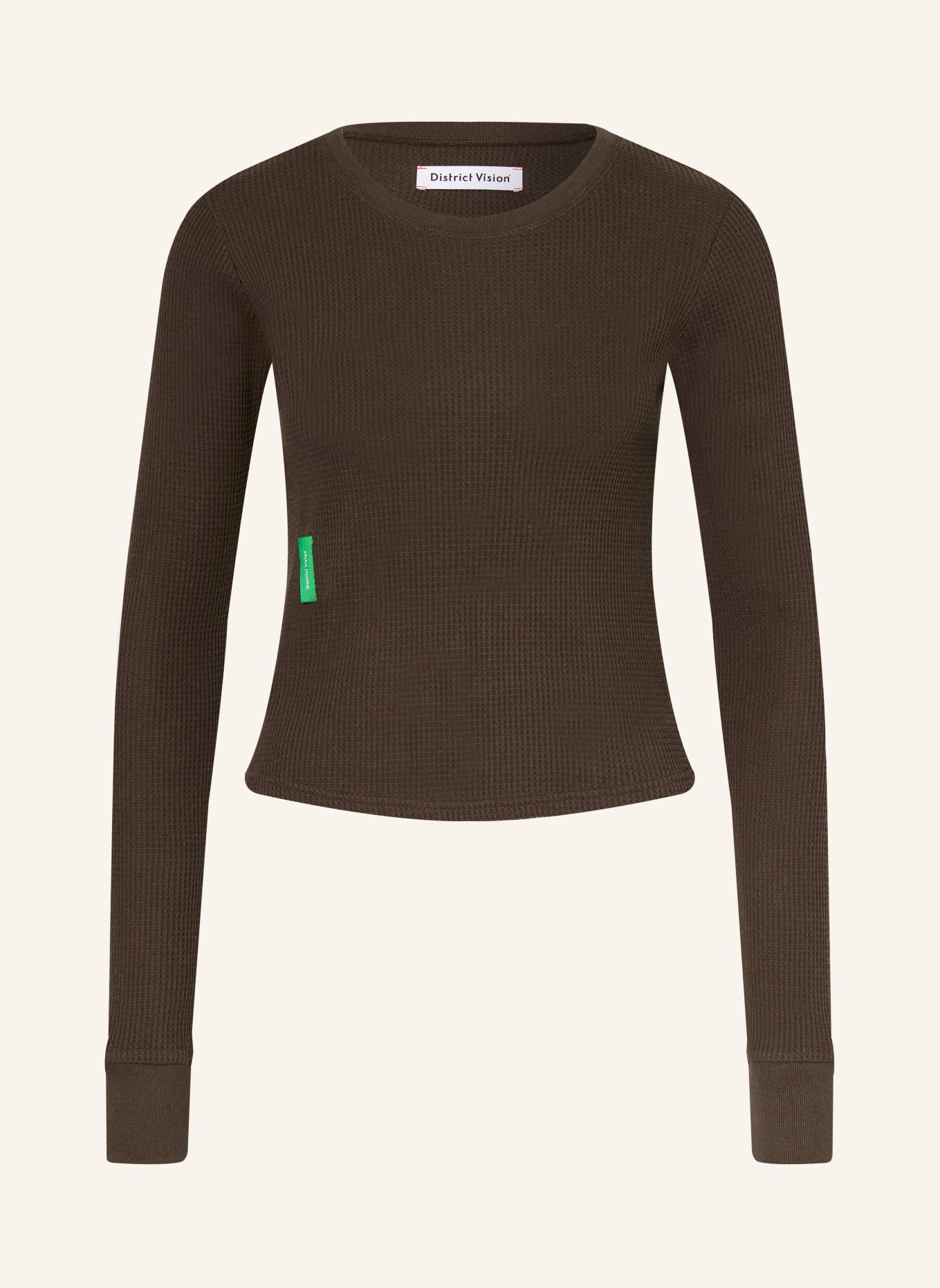 District Vision Longsleeve: DUNKELBRAUN
