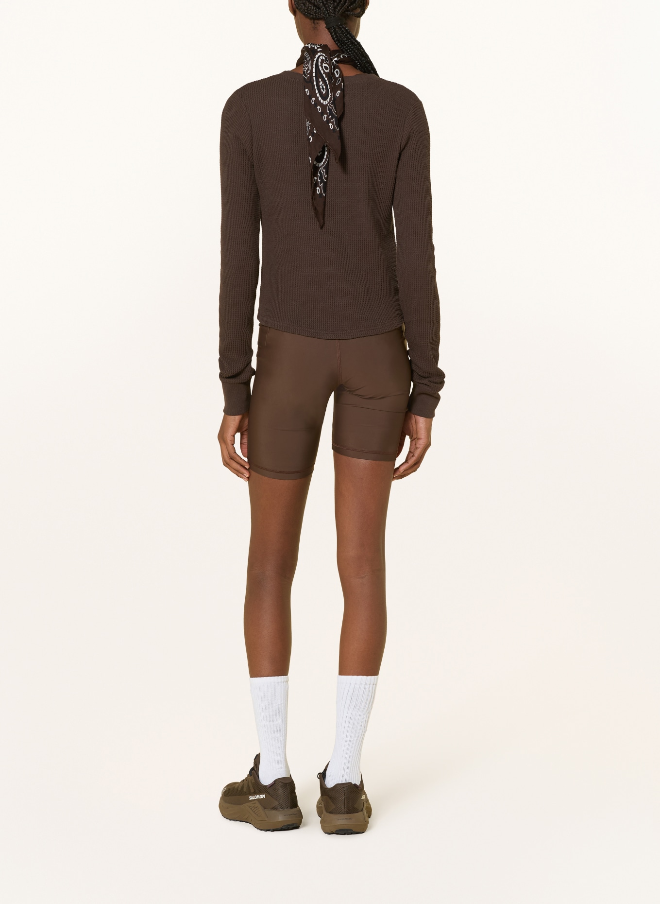 District Vision Longsleeve: DUNKELBRAUN