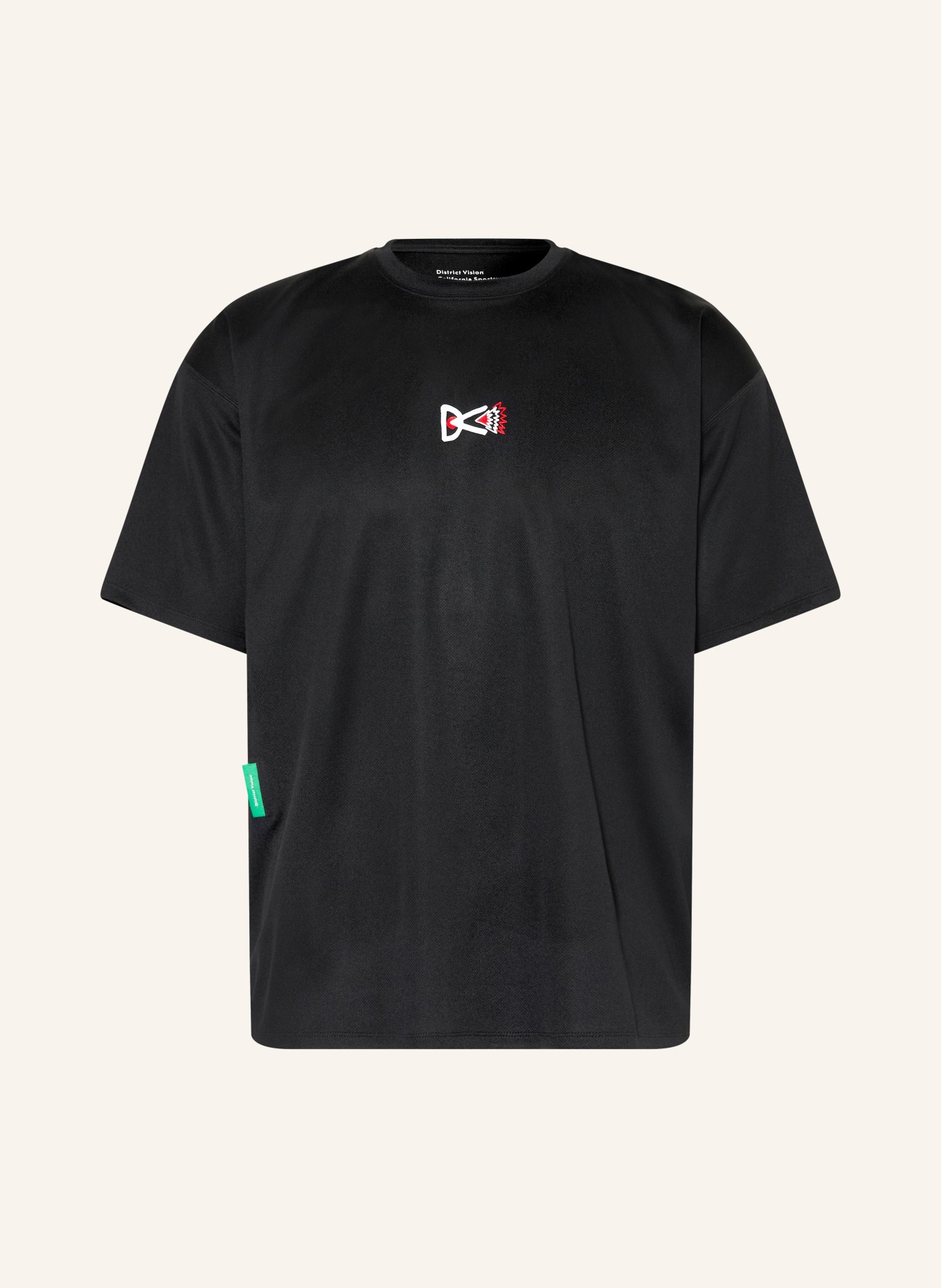 District Vision Běžecké tričko: ČERNÁ / ČERVENÁ / ZELENÁ