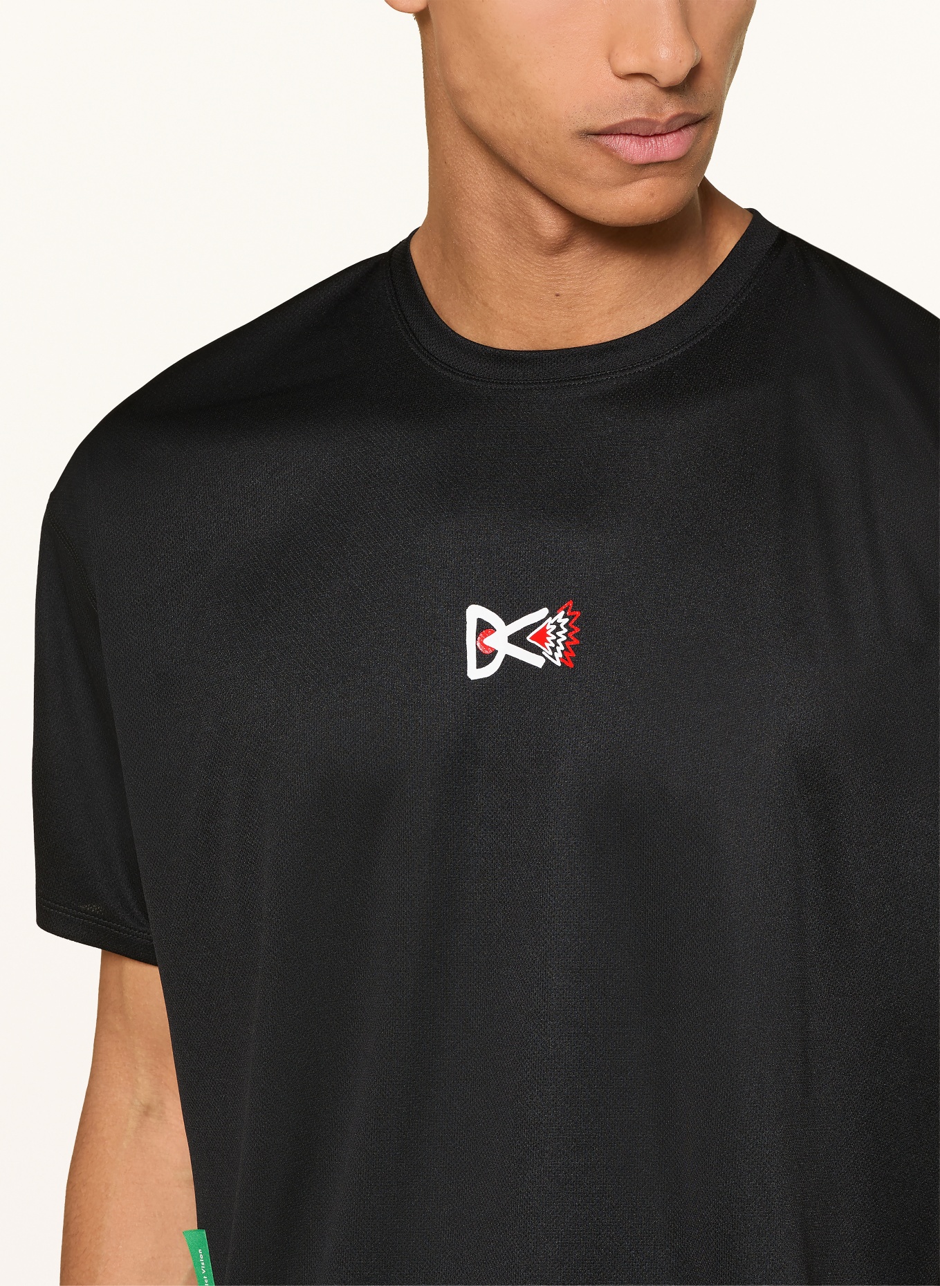 District Vision Běžecké tričko: ČERNÁ / ČERVENÁ / ZELENÁ