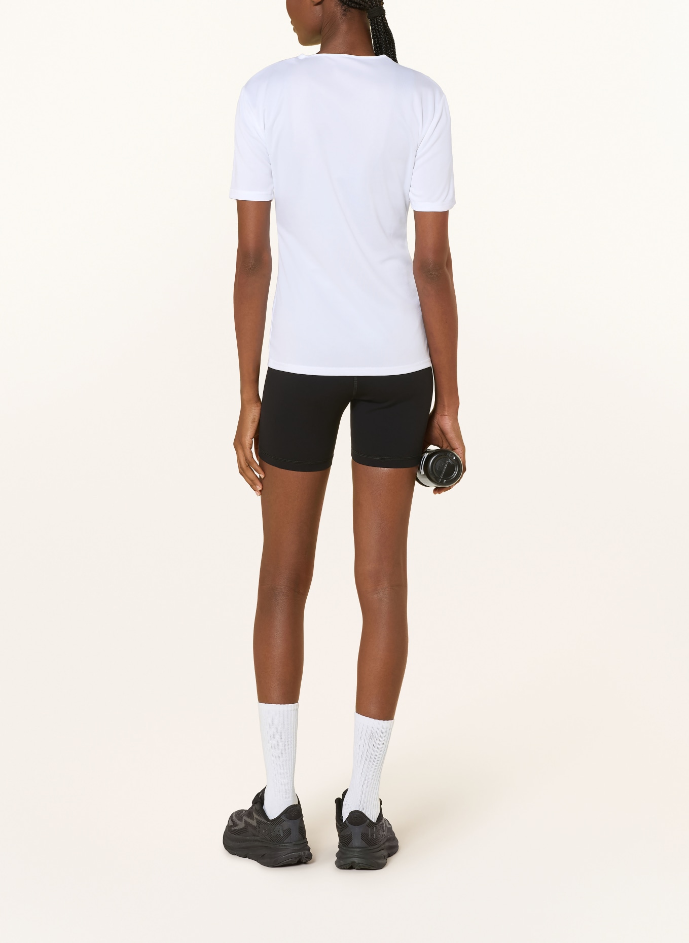 District Vision T-Shirt PANELED TRAINING: WEISS