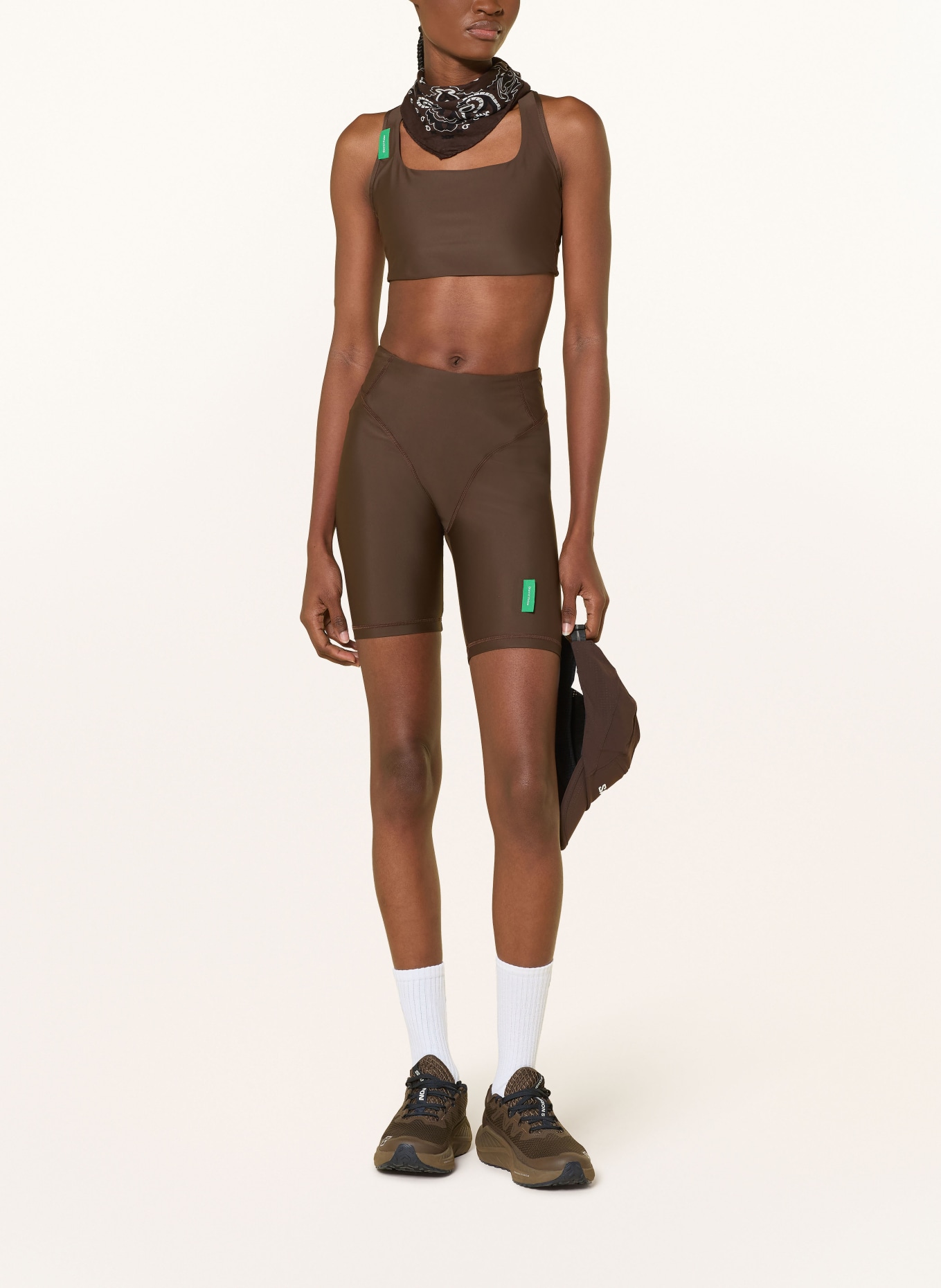 District Vision Sportbeha: MARRON FONCÉ