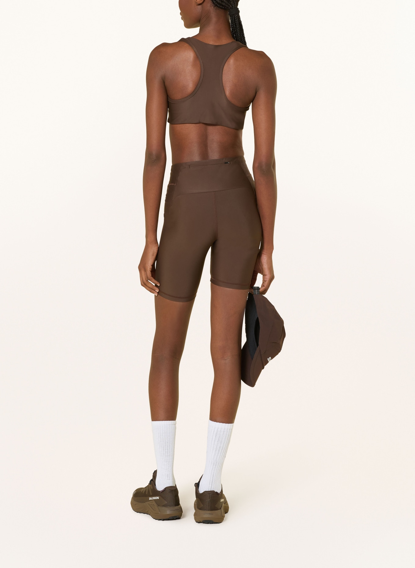 District Vision Sportbeha: MARRON FONCÉ