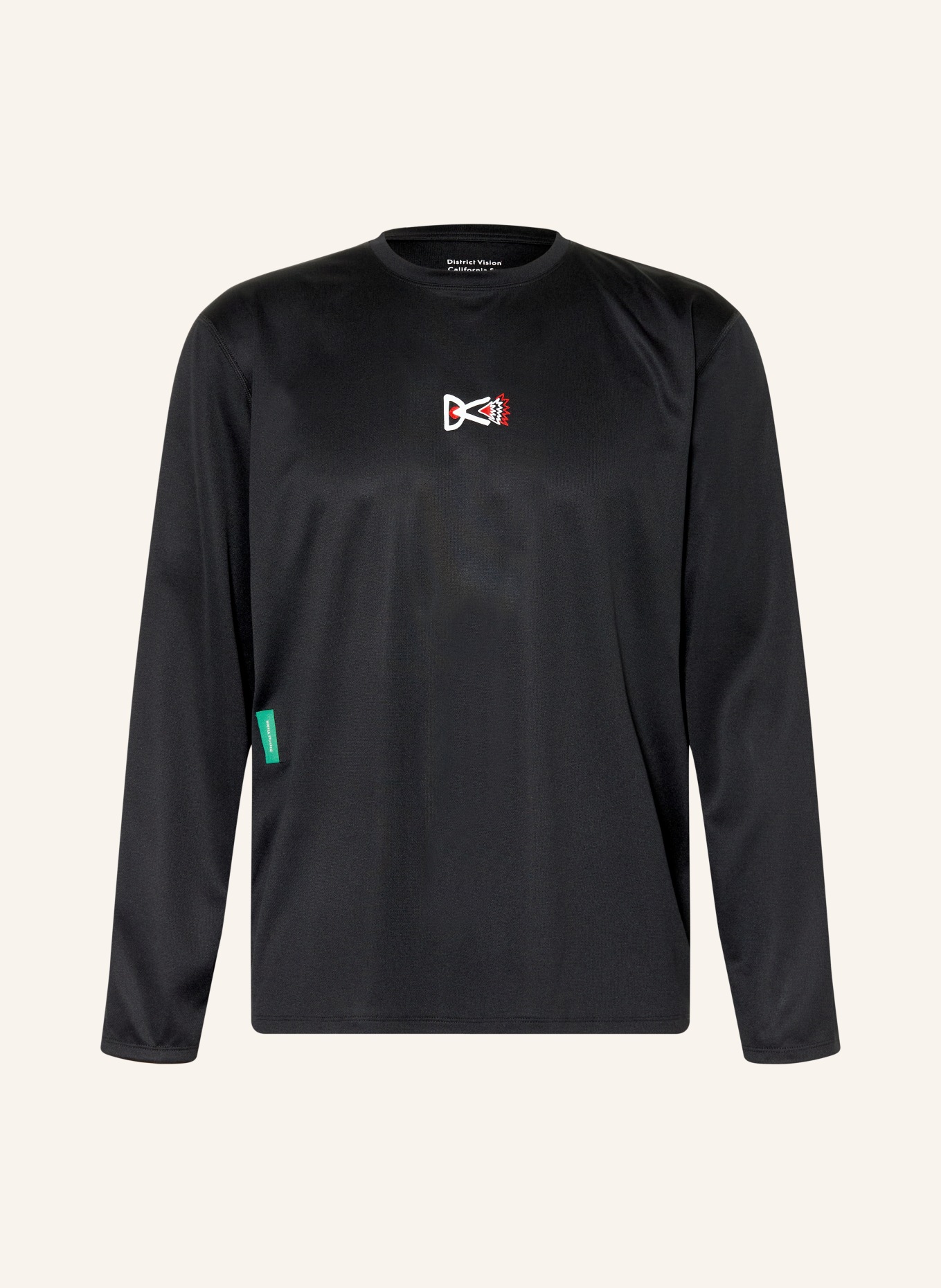 District Vision Běžecké tričko: ČERNÁ / ČERVENÁ / ZELENÁ