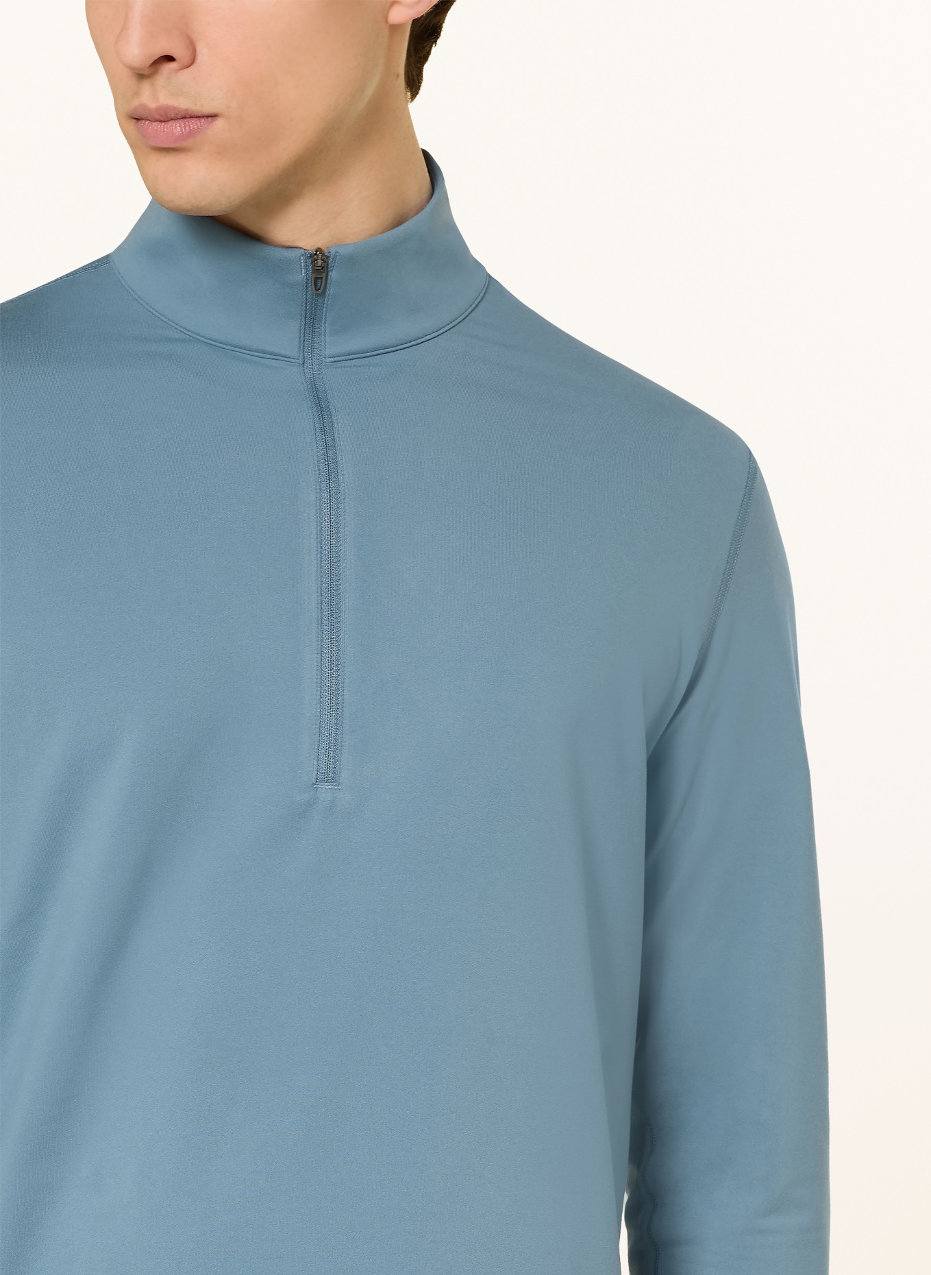 lululemon Pull à col roulé en jersey SOFT JERSEY: BLEU GRIS