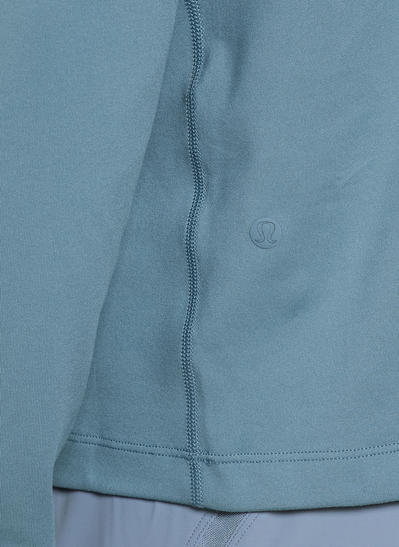 lululemon Pull à col roulé en jersey SOFT JERSEY: BLEU GRIS