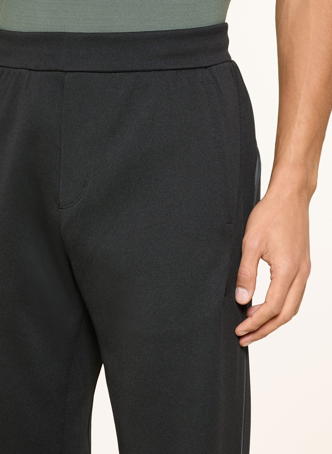 lululemon Trainingshose PACE BREAKER: SCHWARZ / DUNKELGRAU / GRAU