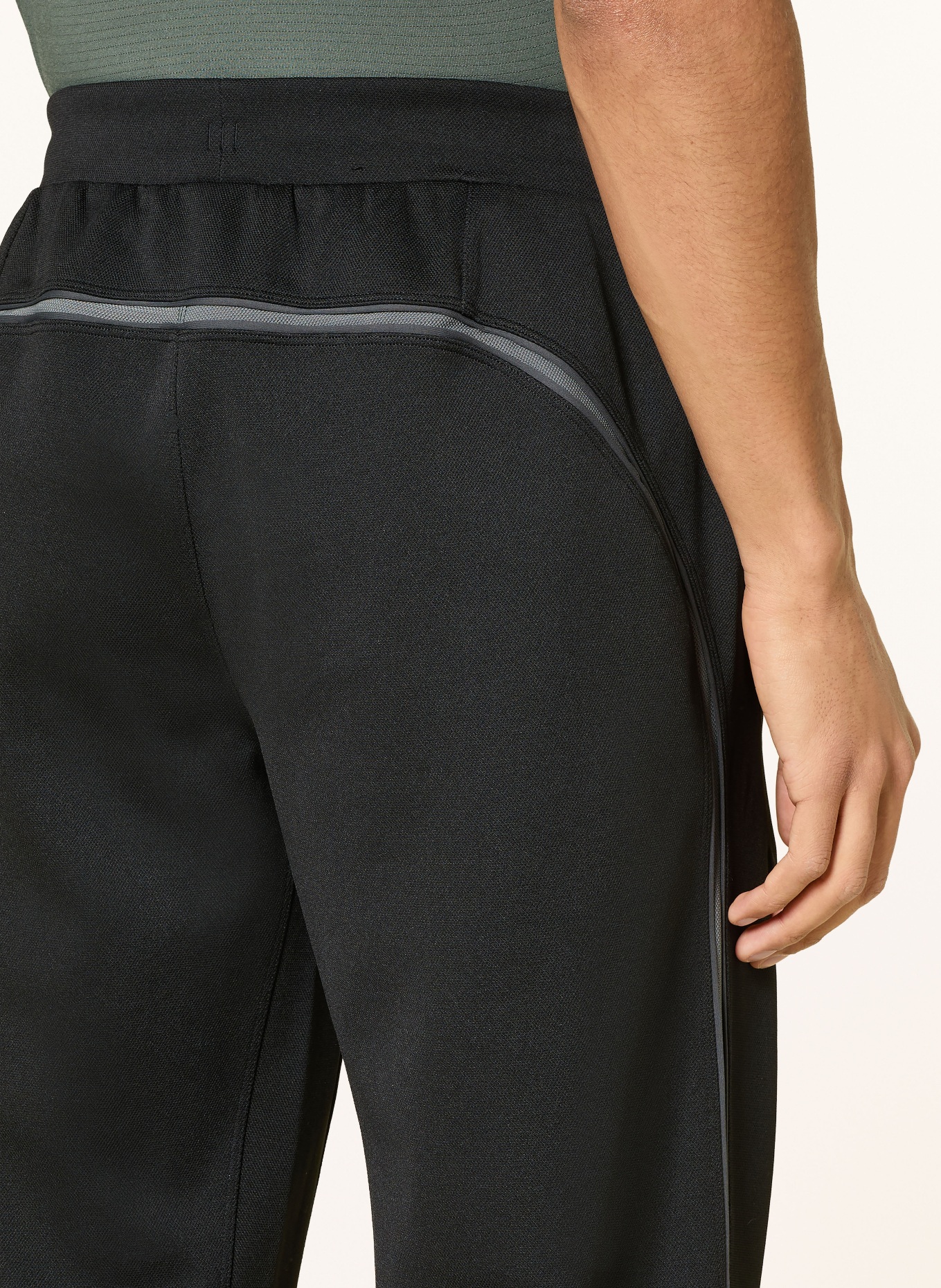 lululemon Trainingshose PACE BREAKER: SCHWARZ / DUNKELGRAU / GRAU