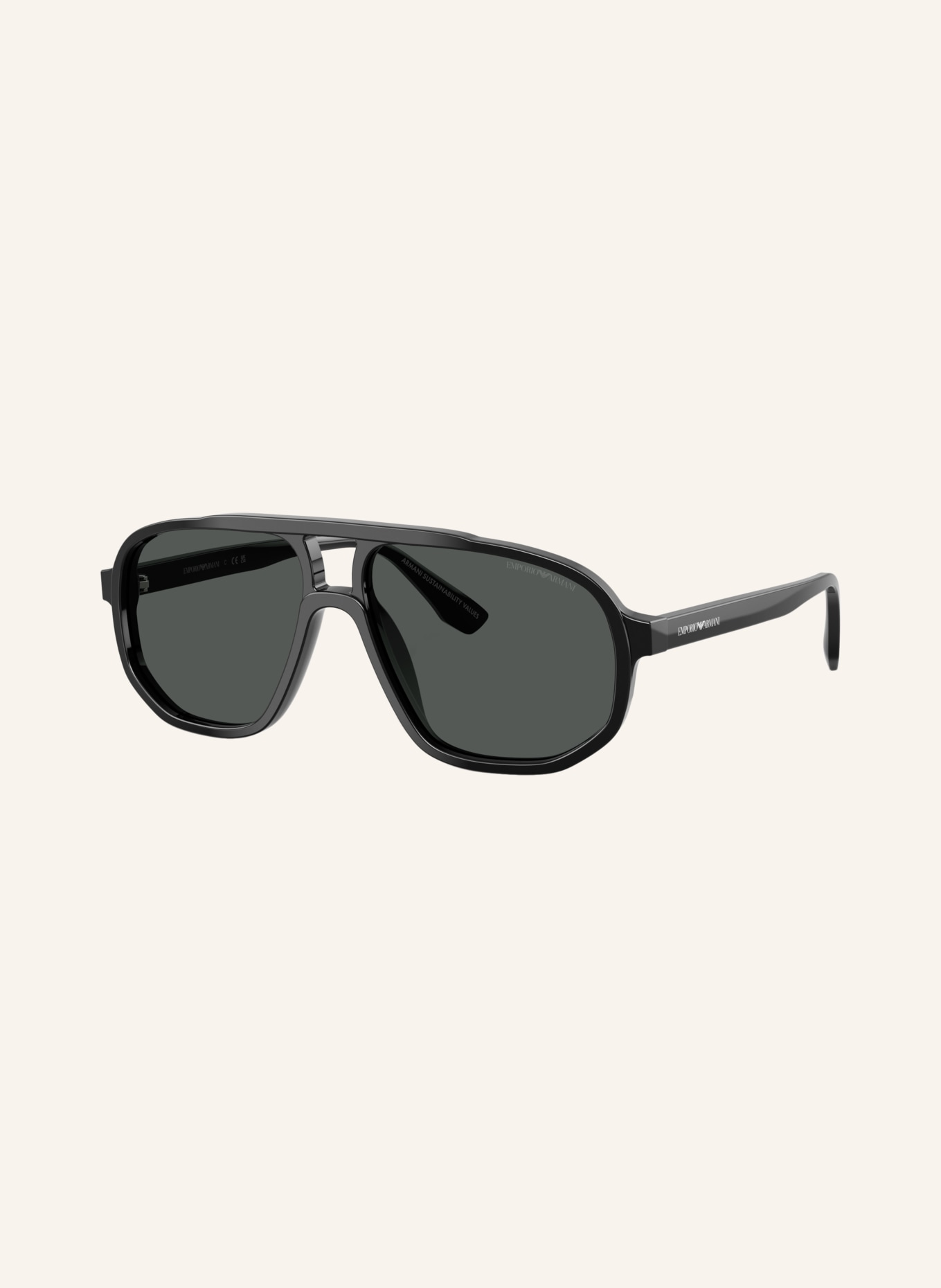 EMPORIO ARMANI Sonnenbrille EA4263U: SCHWARZ/ DUNKELGRAU