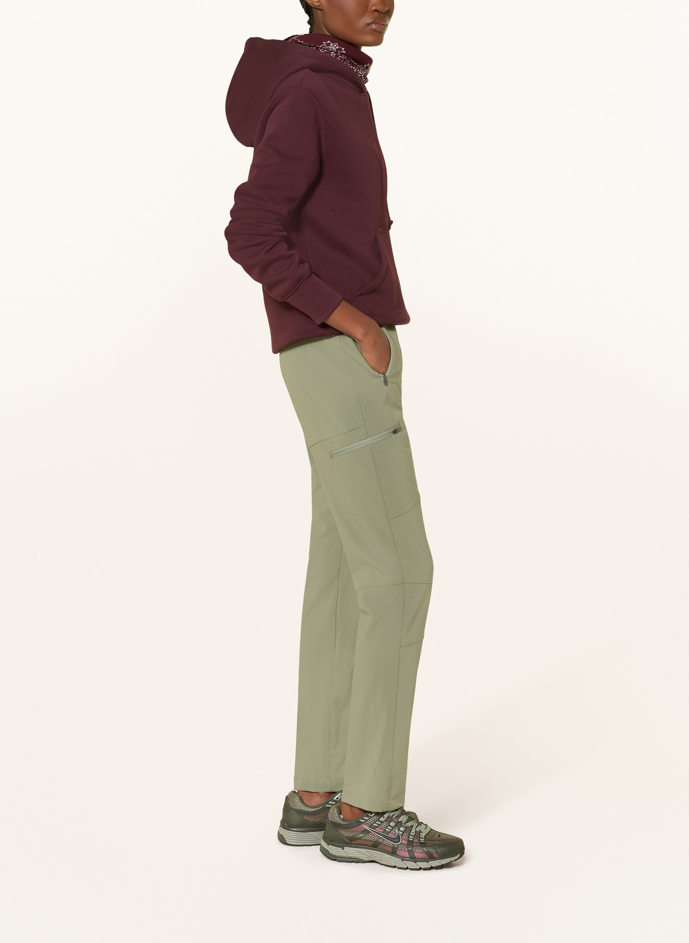 me°ru' LE HAVRE Trekking Pants: OLIVE
