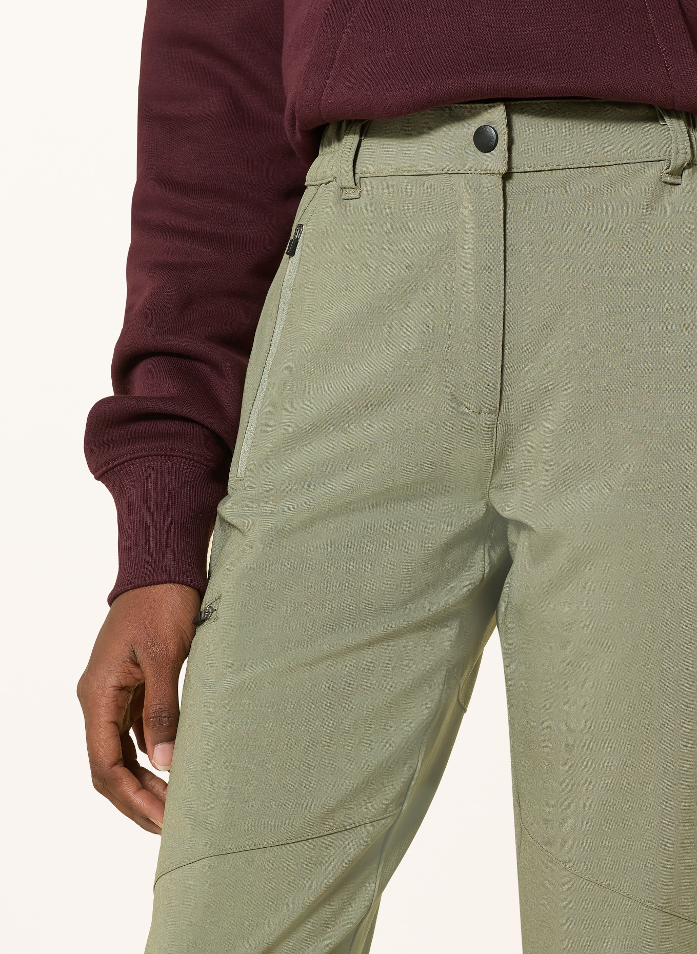 me°ru' LE HAVRE Trekking Pants: OLIVE