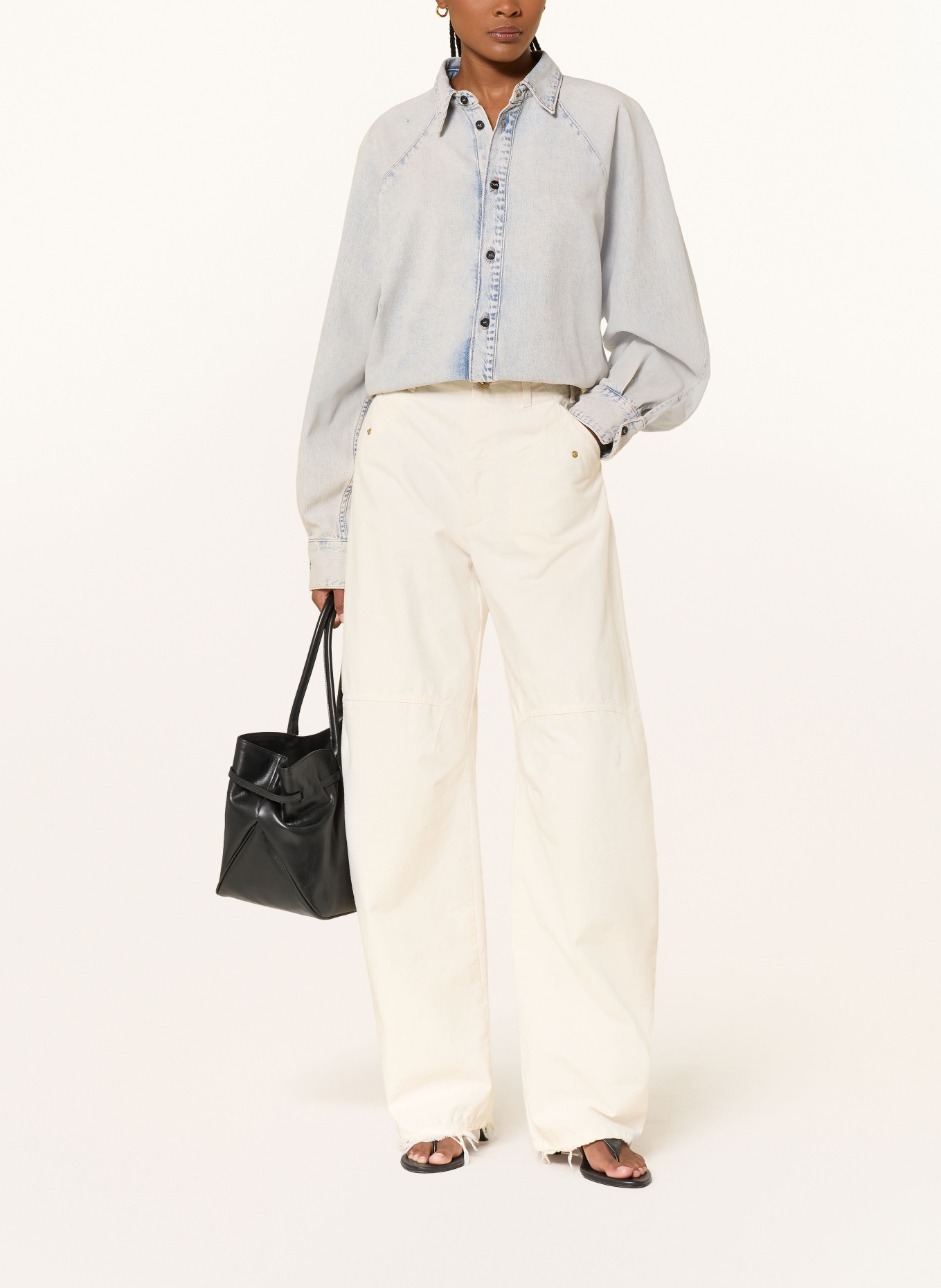 HAIKURE Džínová blůza KEIRA: ČERNOŠEDÁ