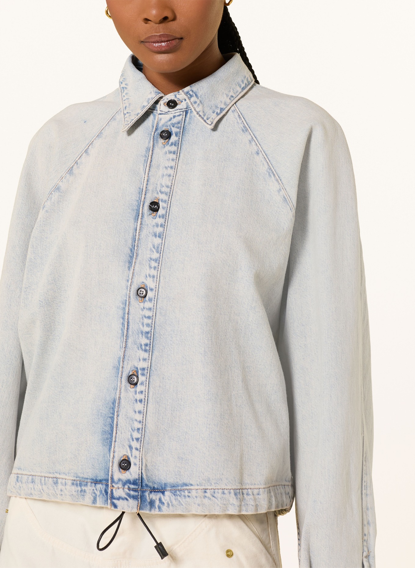 HAIKURE Džínová blůza KEIRA: ČERNOŠEDÁ