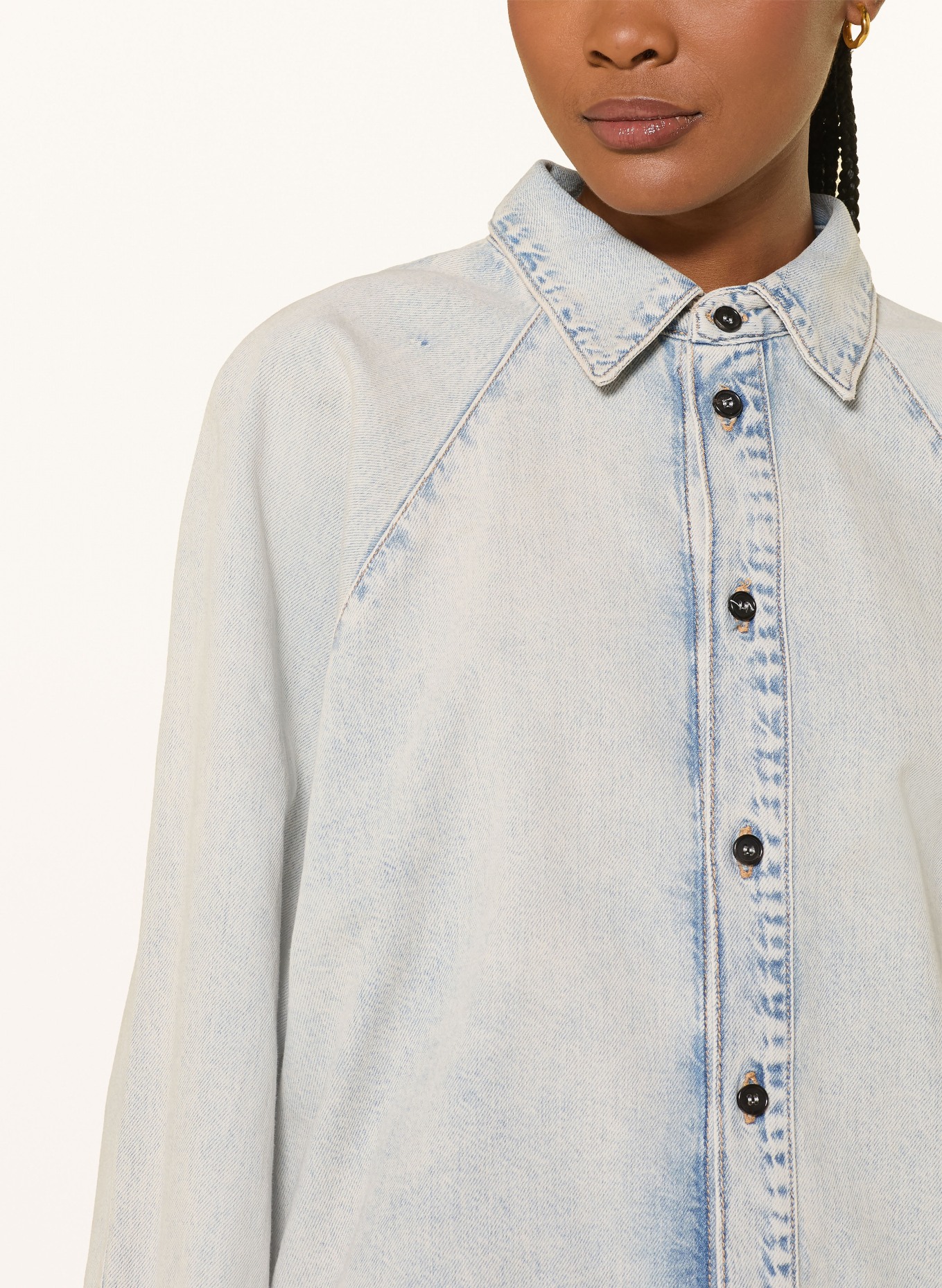 HAIKURE Džínová blůza KEIRA: ČERNOŠEDÁ