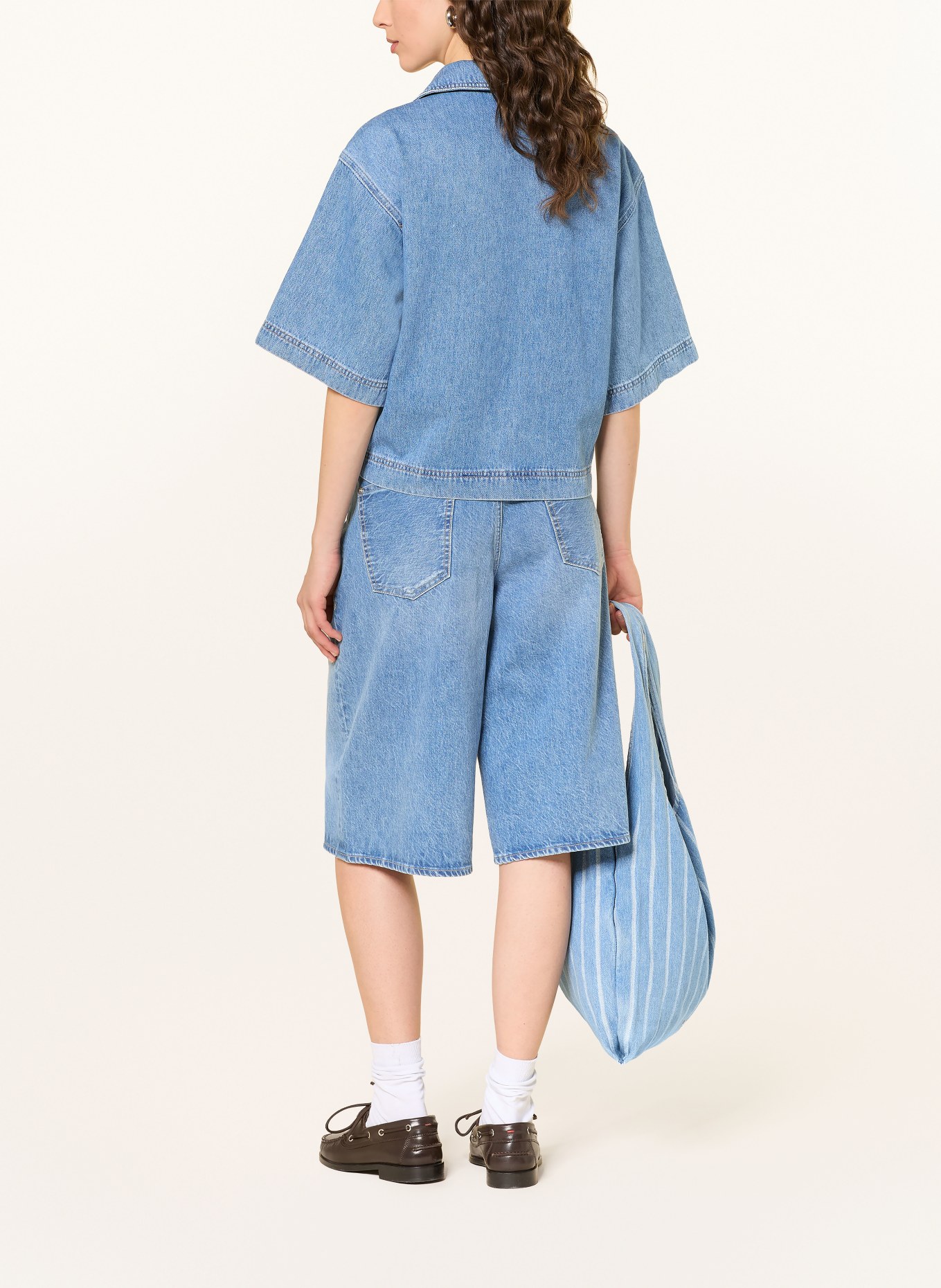 Marc O'Polo DENIM džínová blůza: MODRÁ