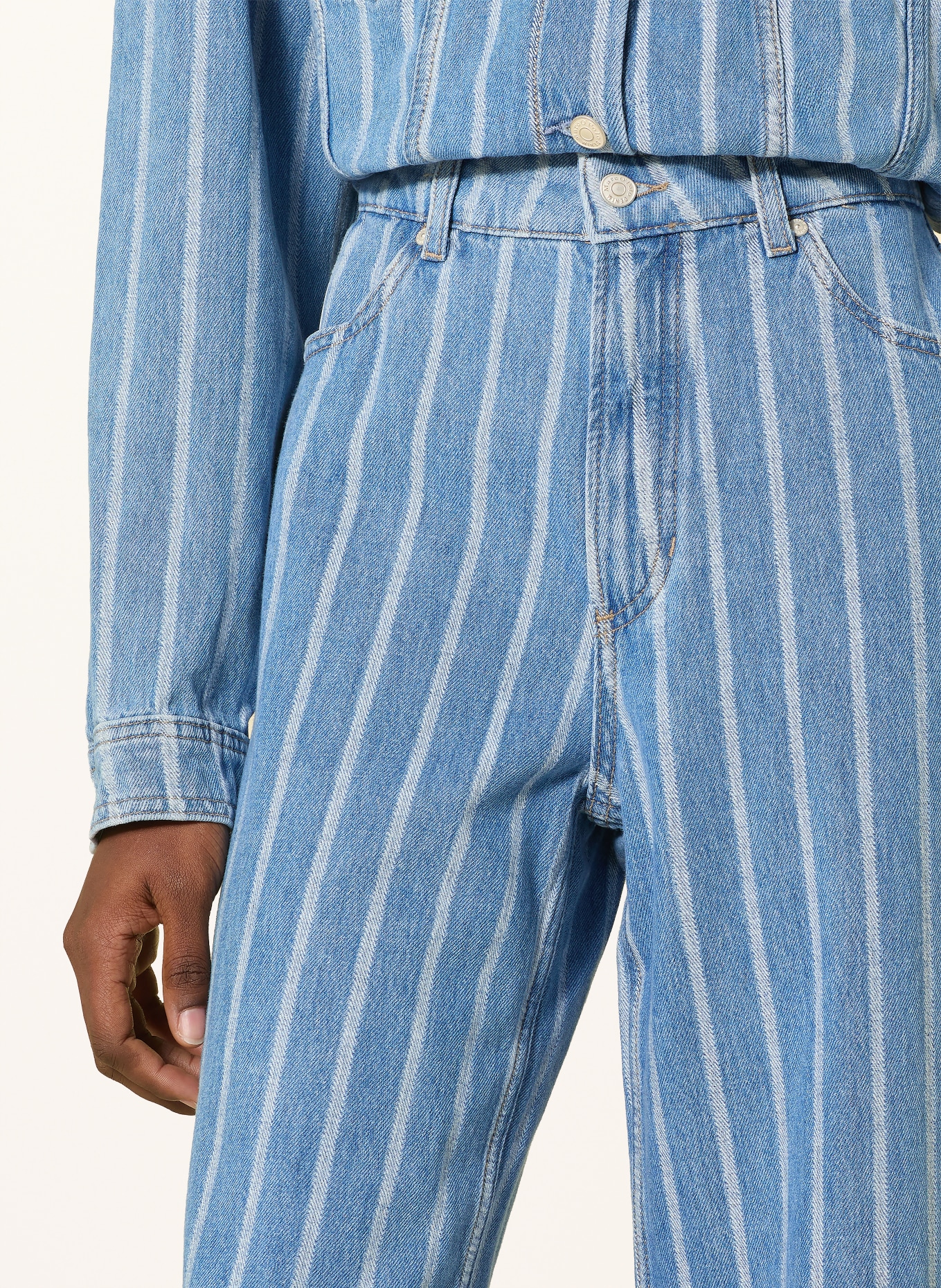 Marc O'Polo DENIM Dżinsy z szerokimi nogawkami: 4928 Medium Blue_Multi_01