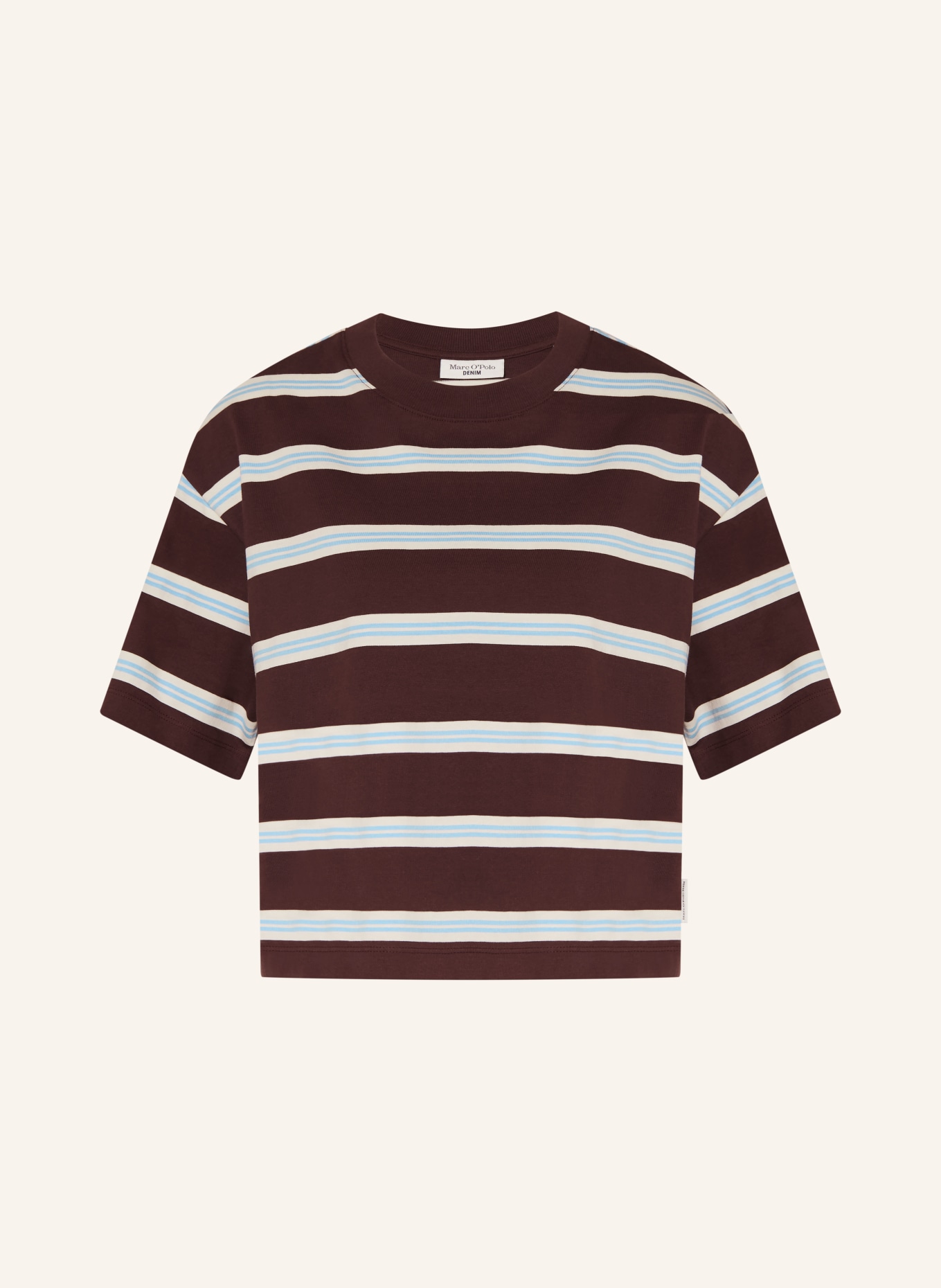 Marc O'Polo DENIM T-shirt: SVART / VIT