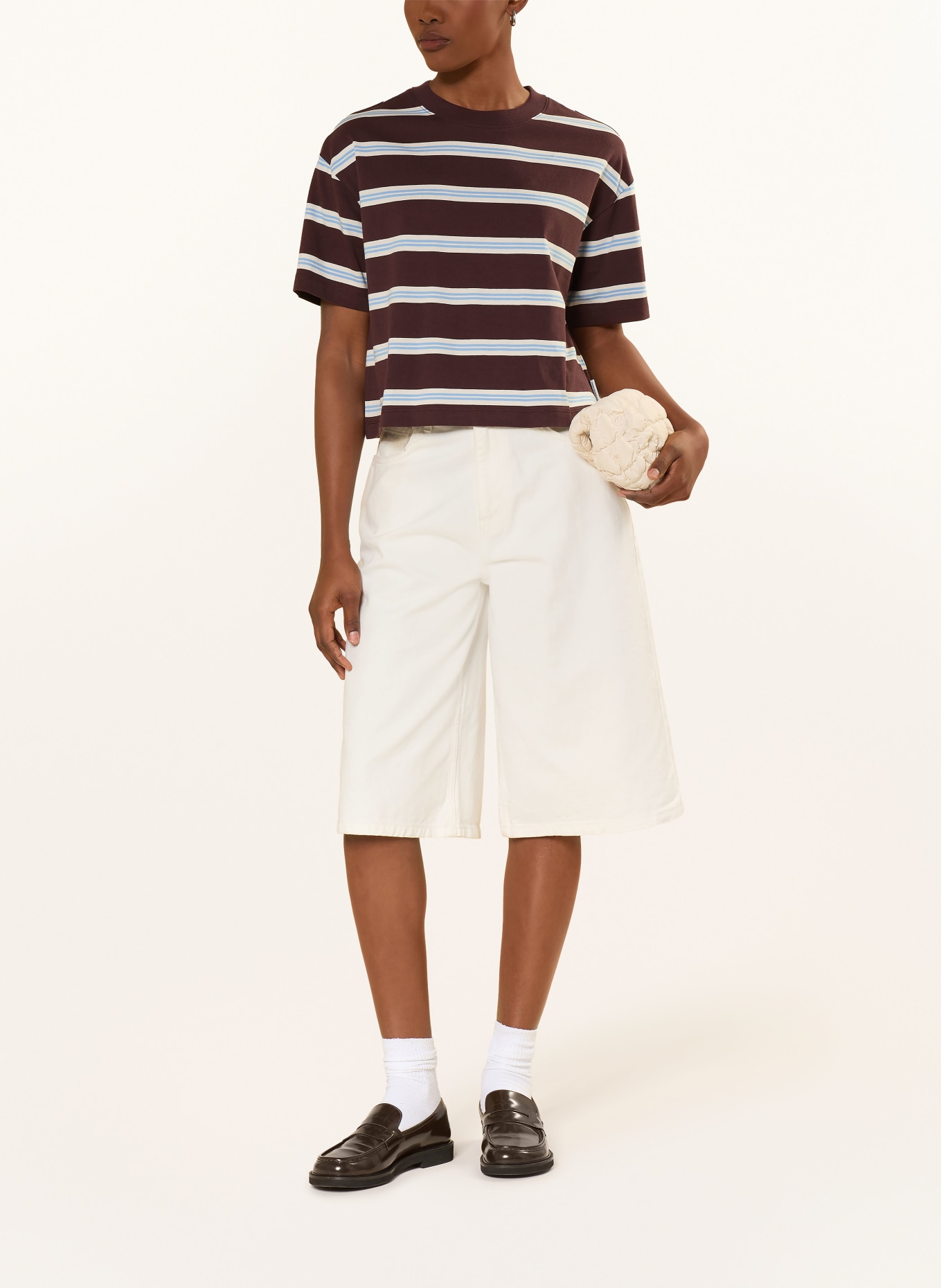 Marc O'Polo DENIM T-shirt: SVART / VIT