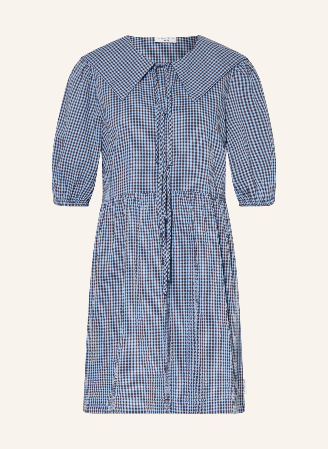Marc O'Polo DENIM Robe: BLEU CLAIR / MARRON FONCÉ