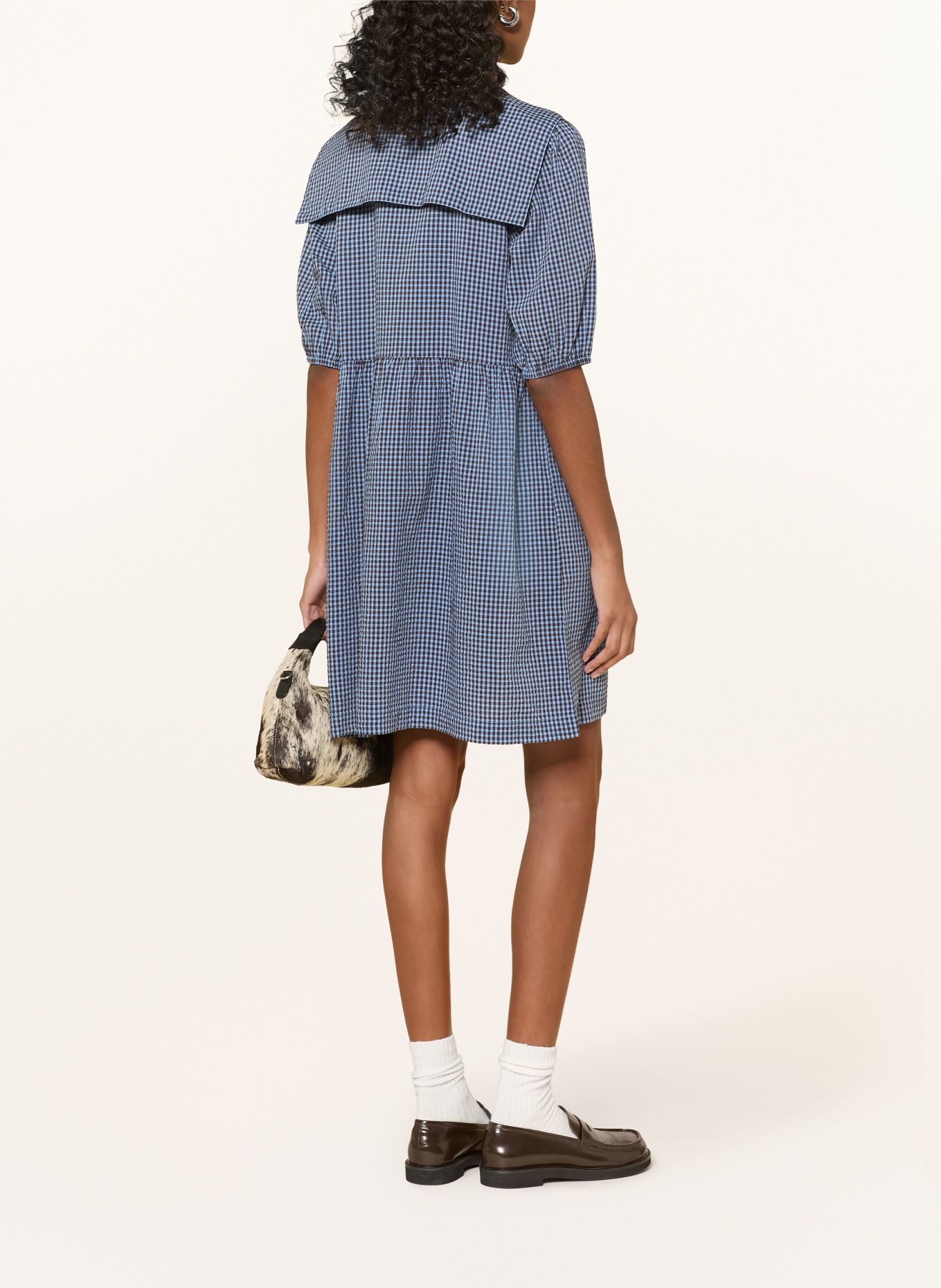 Marc O'Polo DENIM Robe: BLEU CLAIR / MARRON FONCÉ