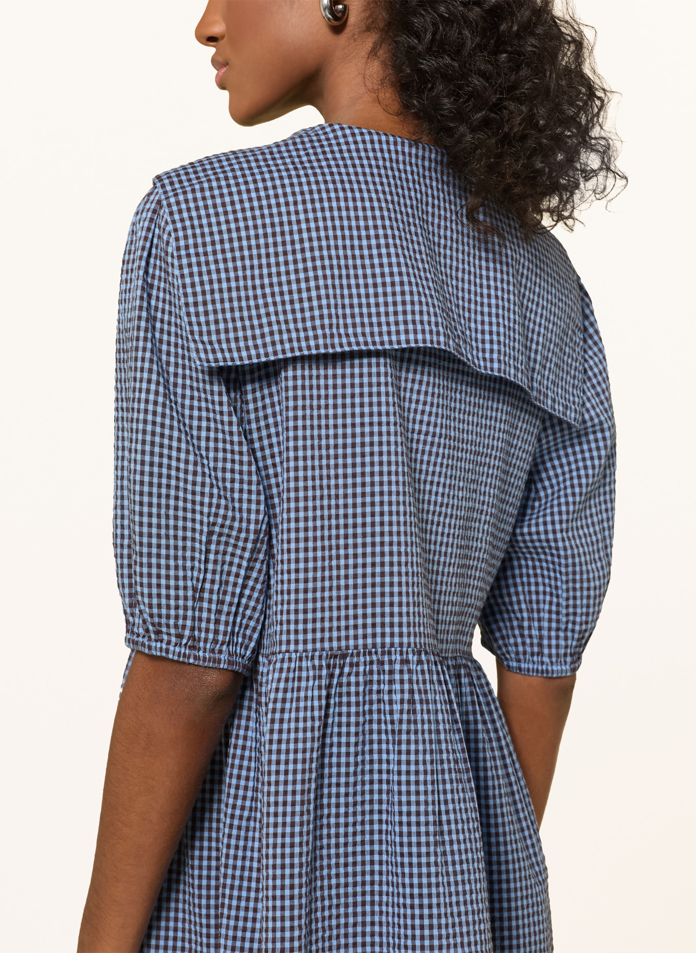 Marc O'Polo DENIM Robe: BLEU CLAIR / MARRON FONCÉ