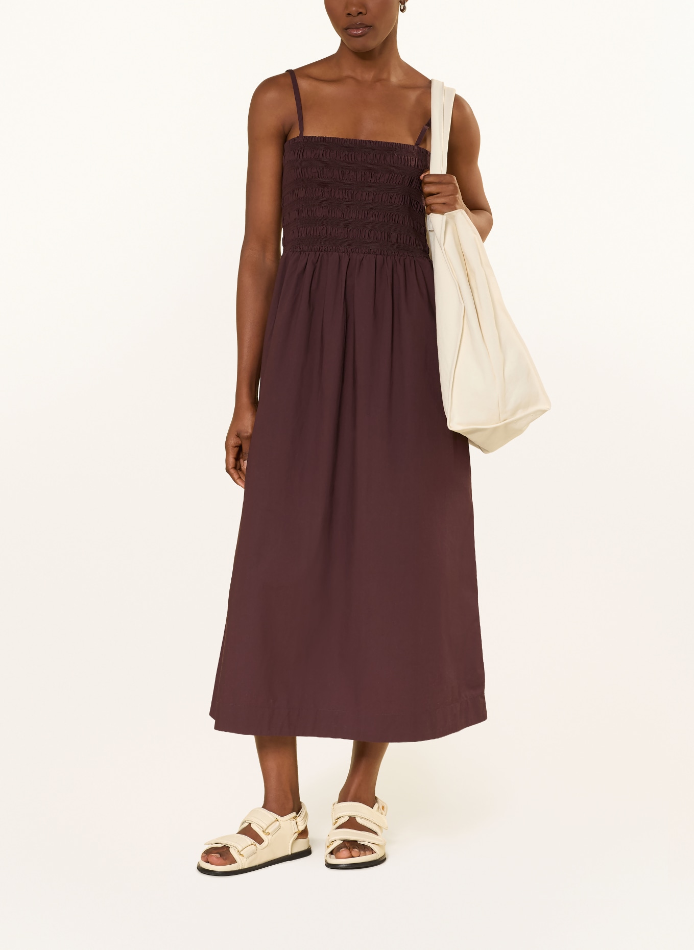 Marc O'Polo DENIM Kleid: DUNKELBRAUN