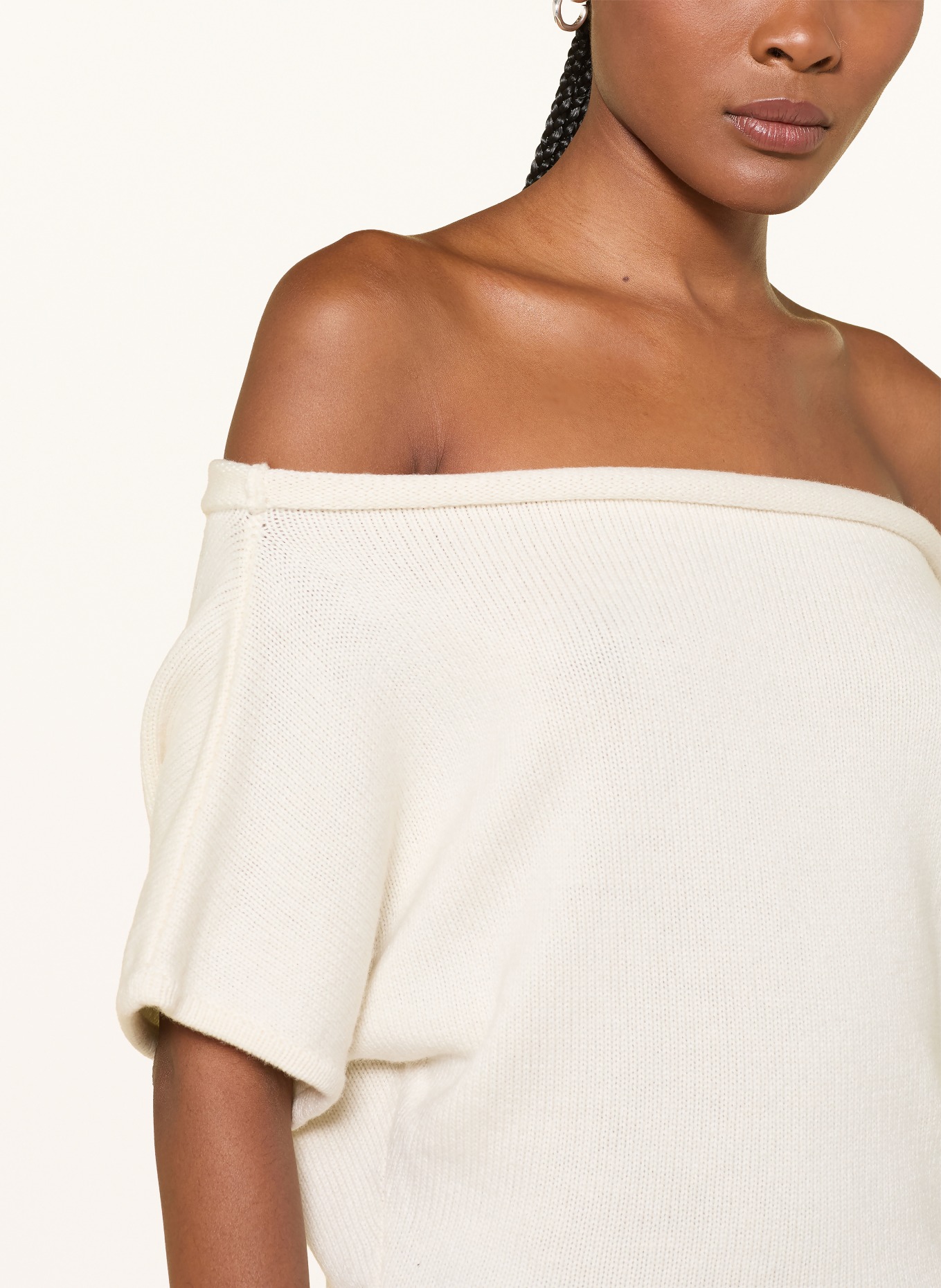 EB DENIM Tričko s odhalenými rameny DAHLIA: REŽNÁ