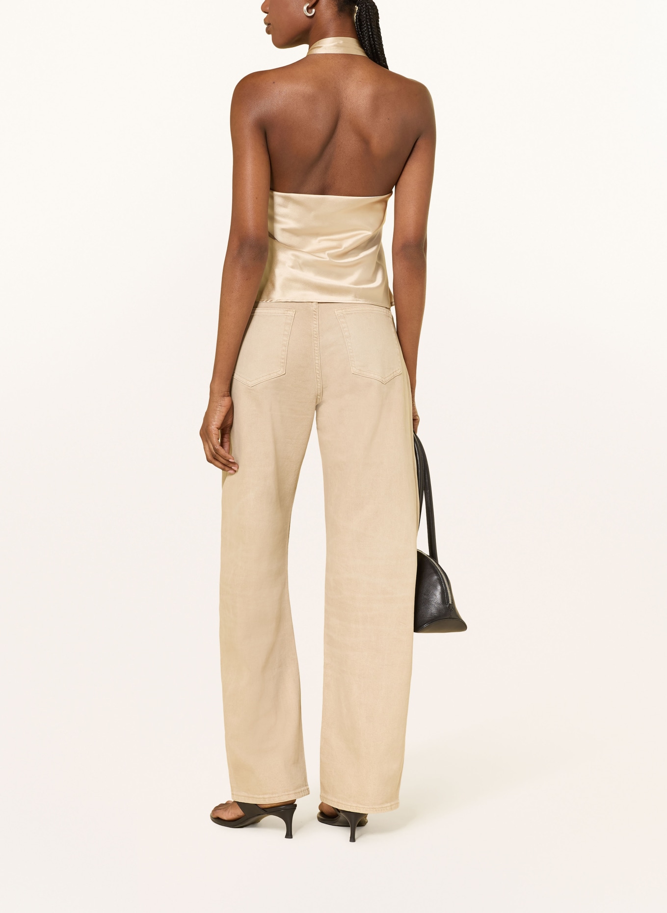 EB DENIM Blusentop CASSIA aus Seide: GOLD