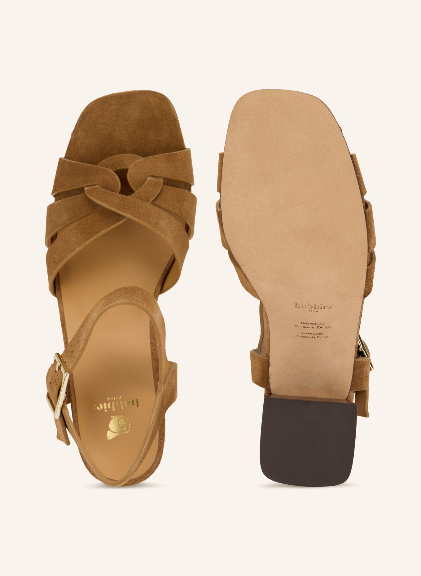 bobbies Sandaletten ESTHER: CAMEL