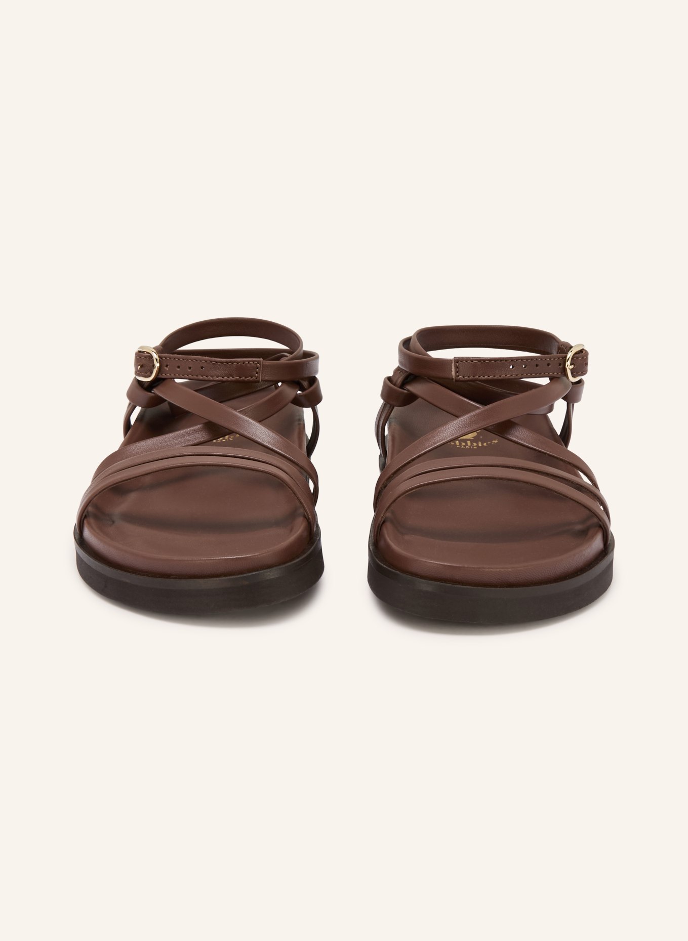 bobbies Sandały SALINA: CIEMNOBRĄZOWY