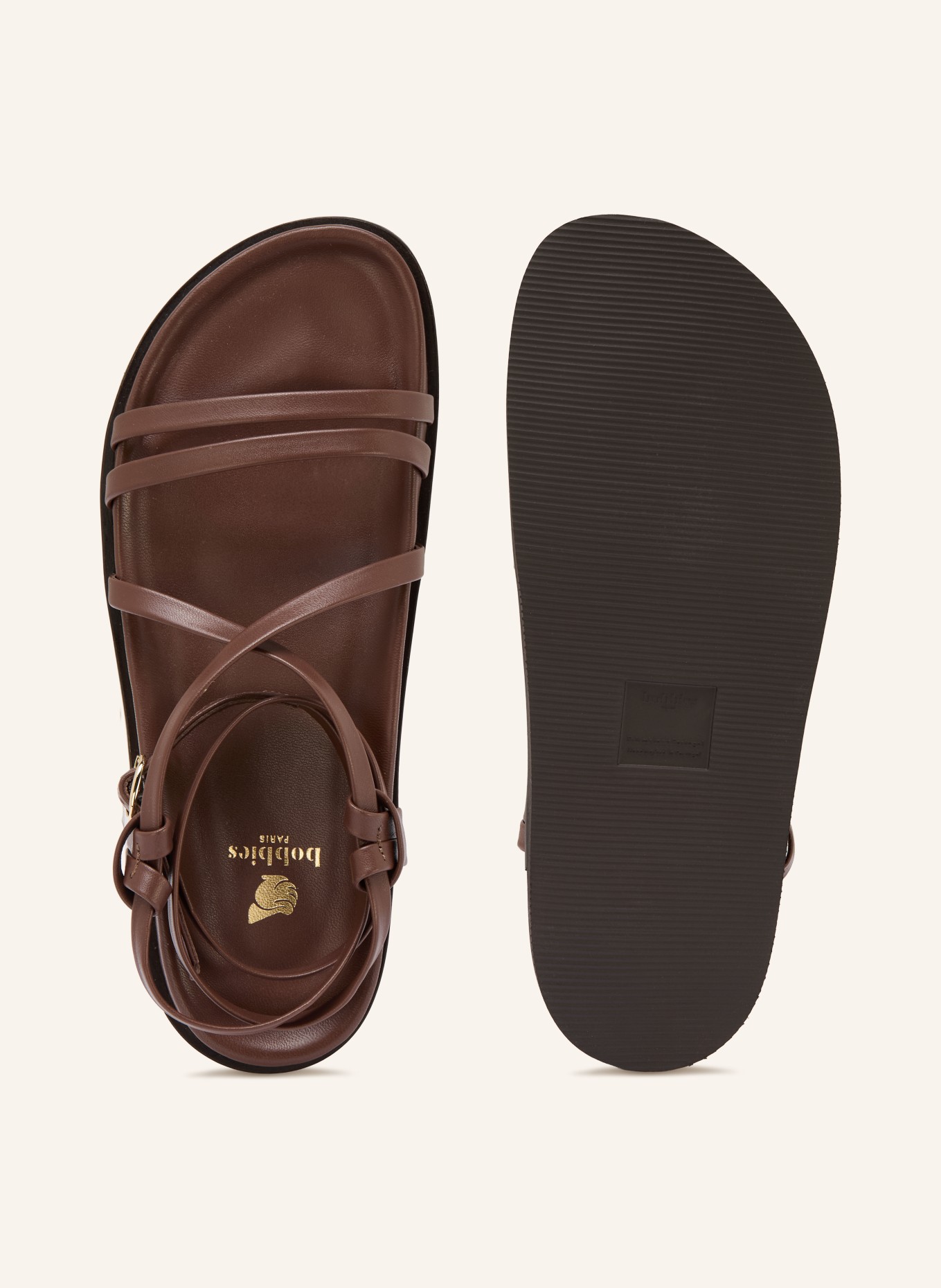 bobbies Sandały SALINA: CIEMNOBRĄZOWY