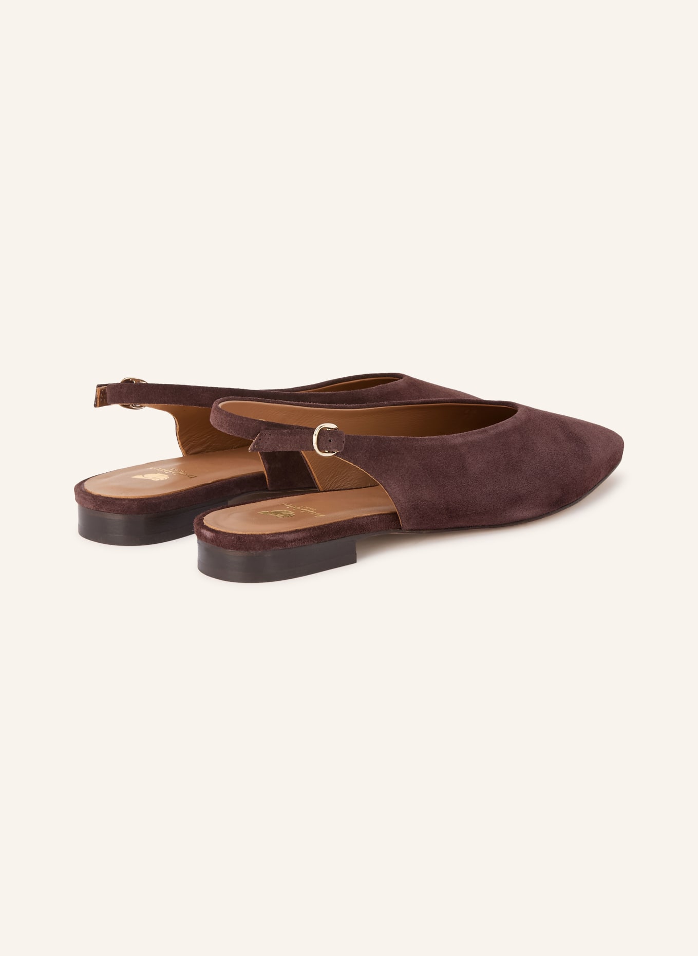 bobbies Ballerines à lanières ANOUK: MARRON FONCÉ