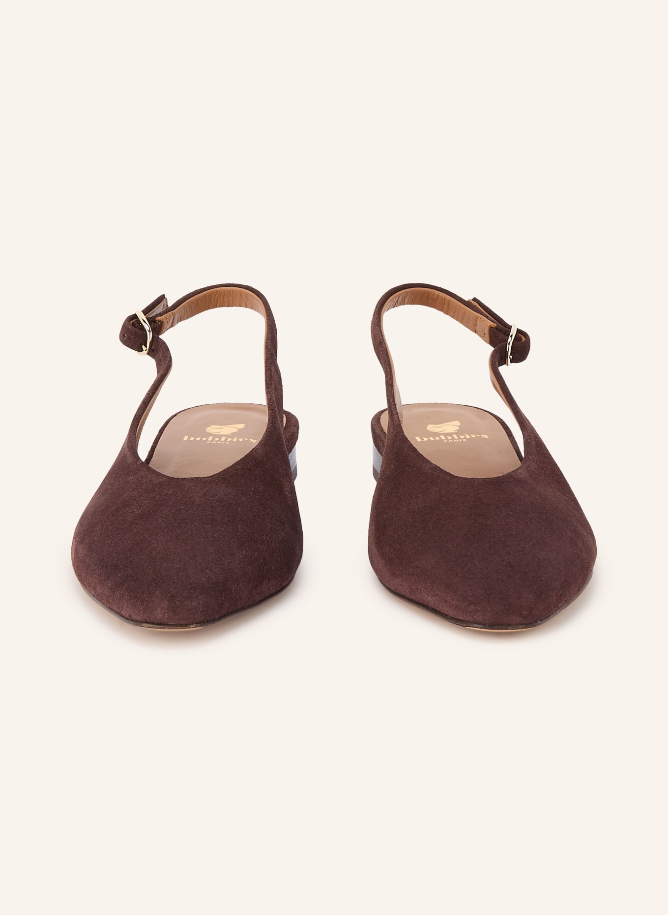 bobbies Ballerines à lanières ANOUK: MARRON FONCÉ