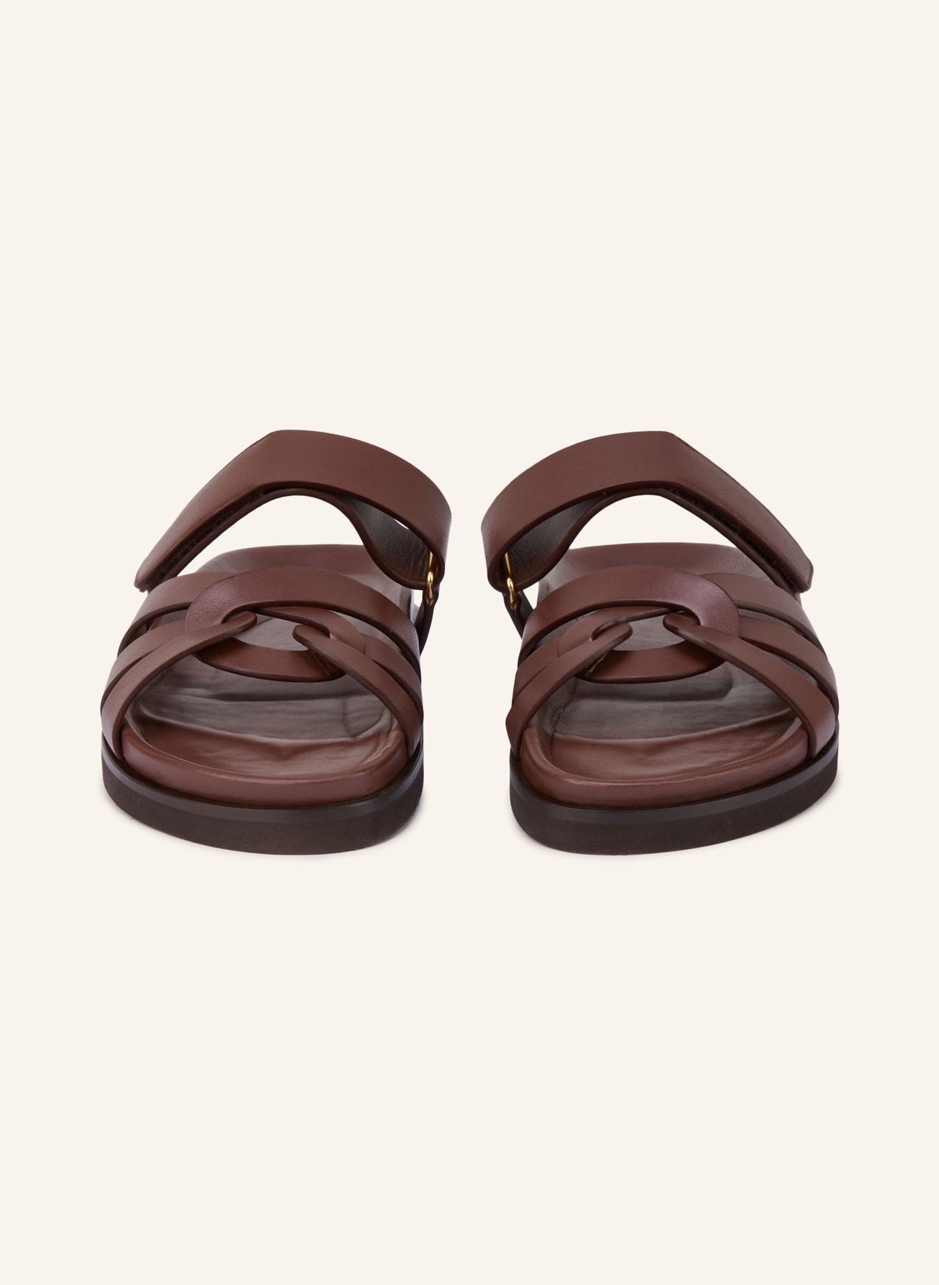 bobbies Mules ATLAS: MARRON FONCÉ