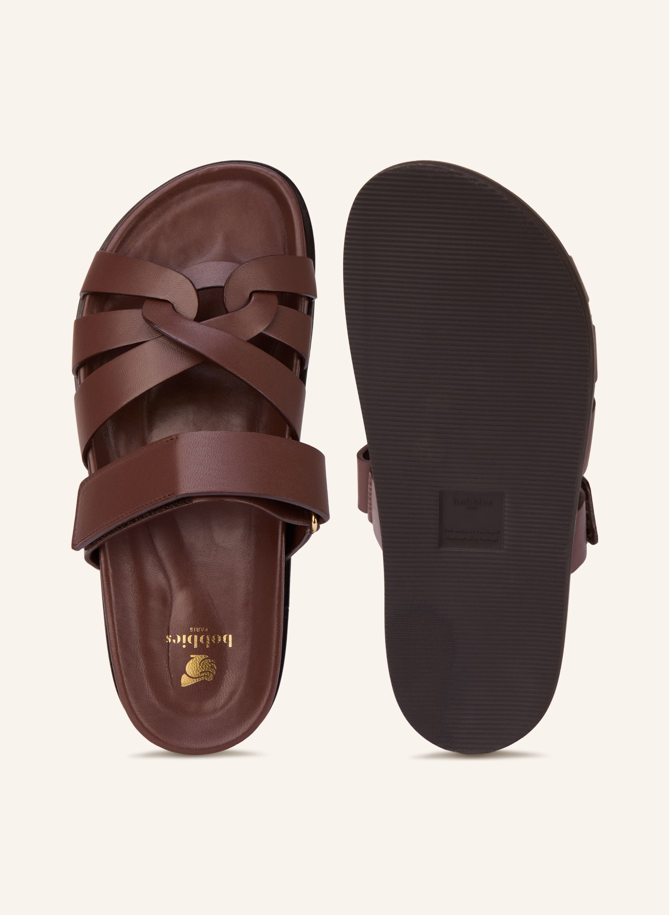 bobbies Mules ATLAS: MARRON FONCÉ